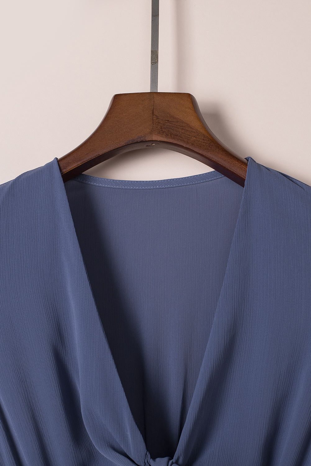 Deep V-Neck Knotted ~ Flare Mini Dress