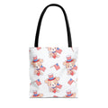 Patriotic Tote Bag - American Flag Eagle Design | Proud Made in America Tote