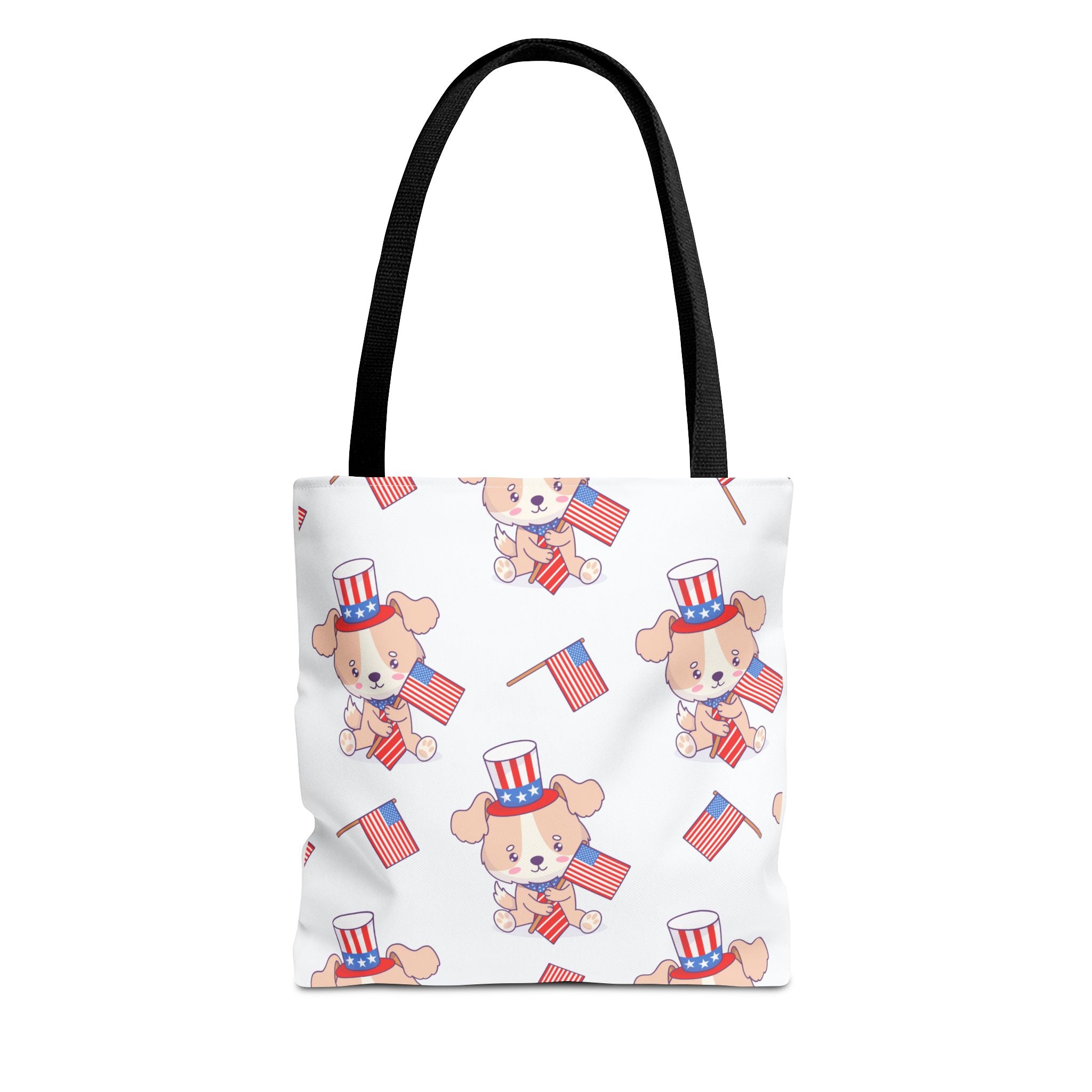 Patriotic Tote Bag - American Flag Eagle Design | Proud Made in America Tote