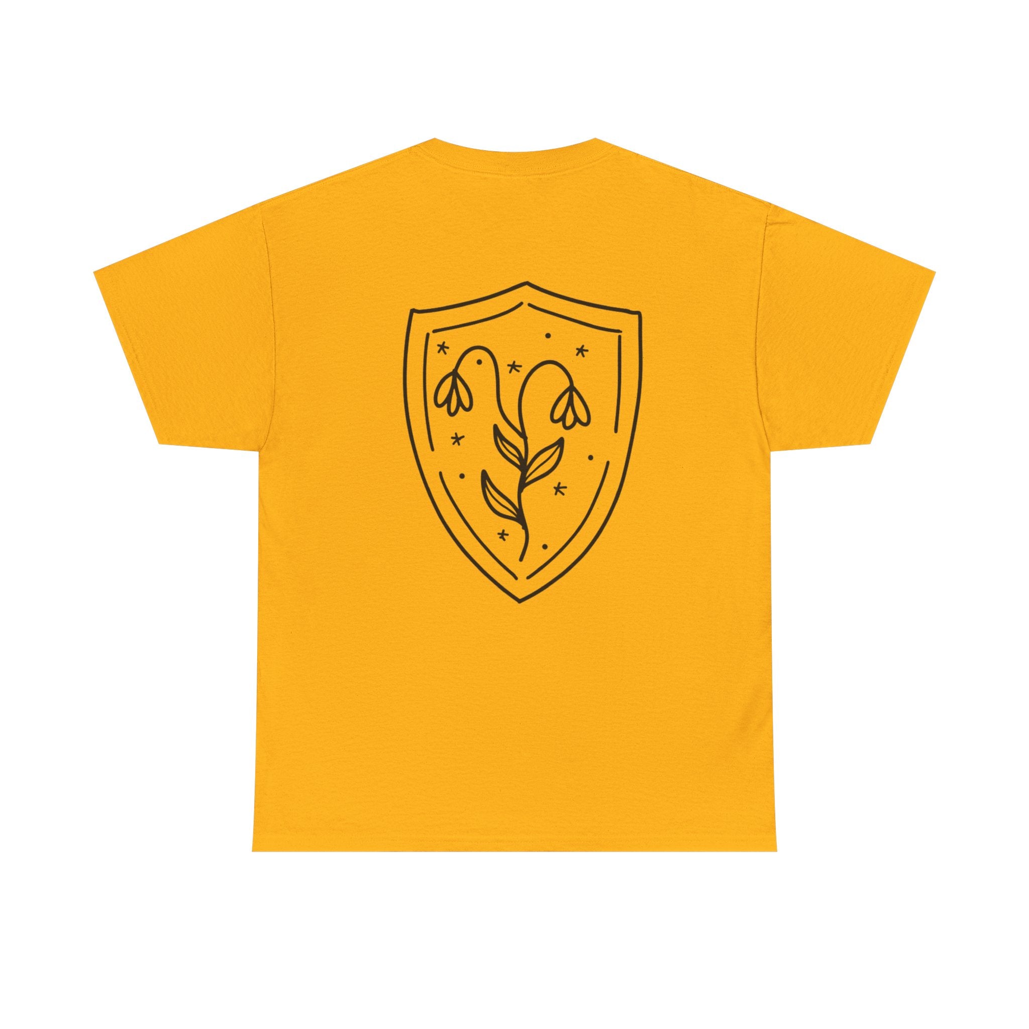 Shield Floral Tee — Obscura Ink Graphic T‑Shirt