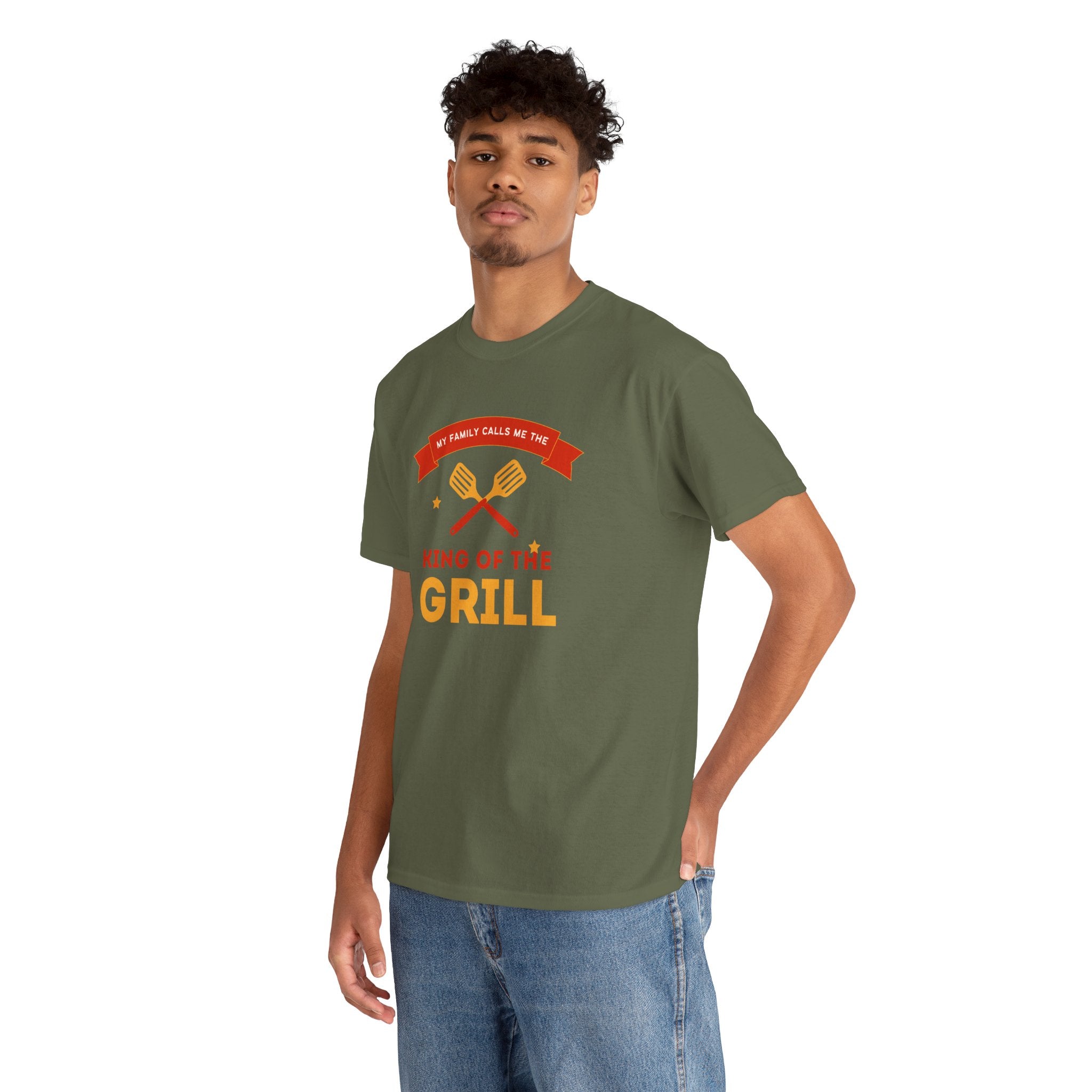 King of the Grill T-Shirt — My Family Calls Me The King of the Grill BBQ Tee