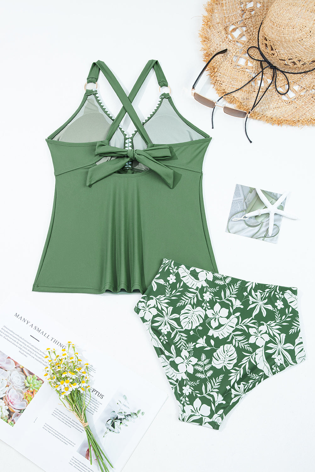 Summer Sage Tankini ~ Swim Set