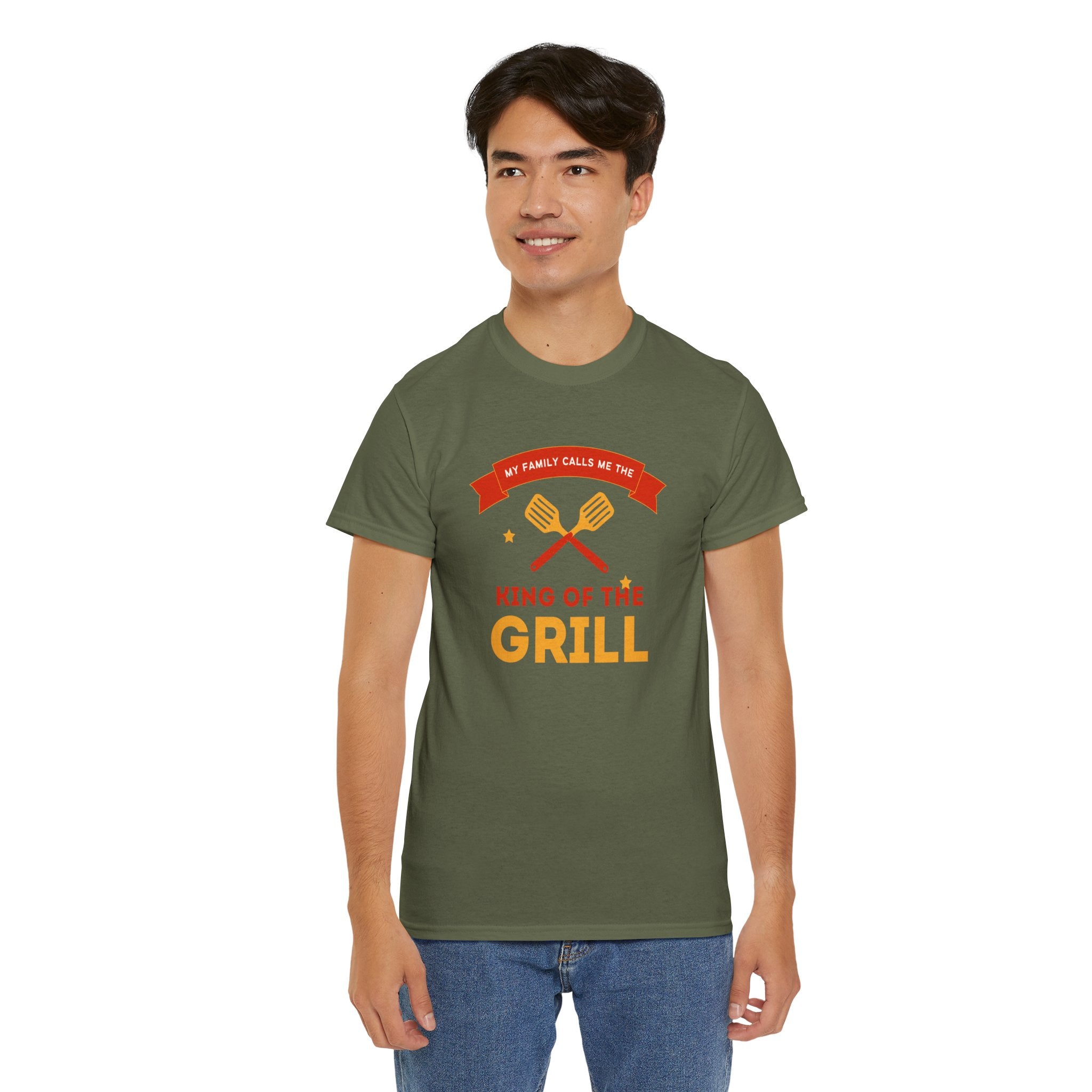 King of the Grill T-Shirt — My Family Calls Me The King of the Grill BBQ Tee