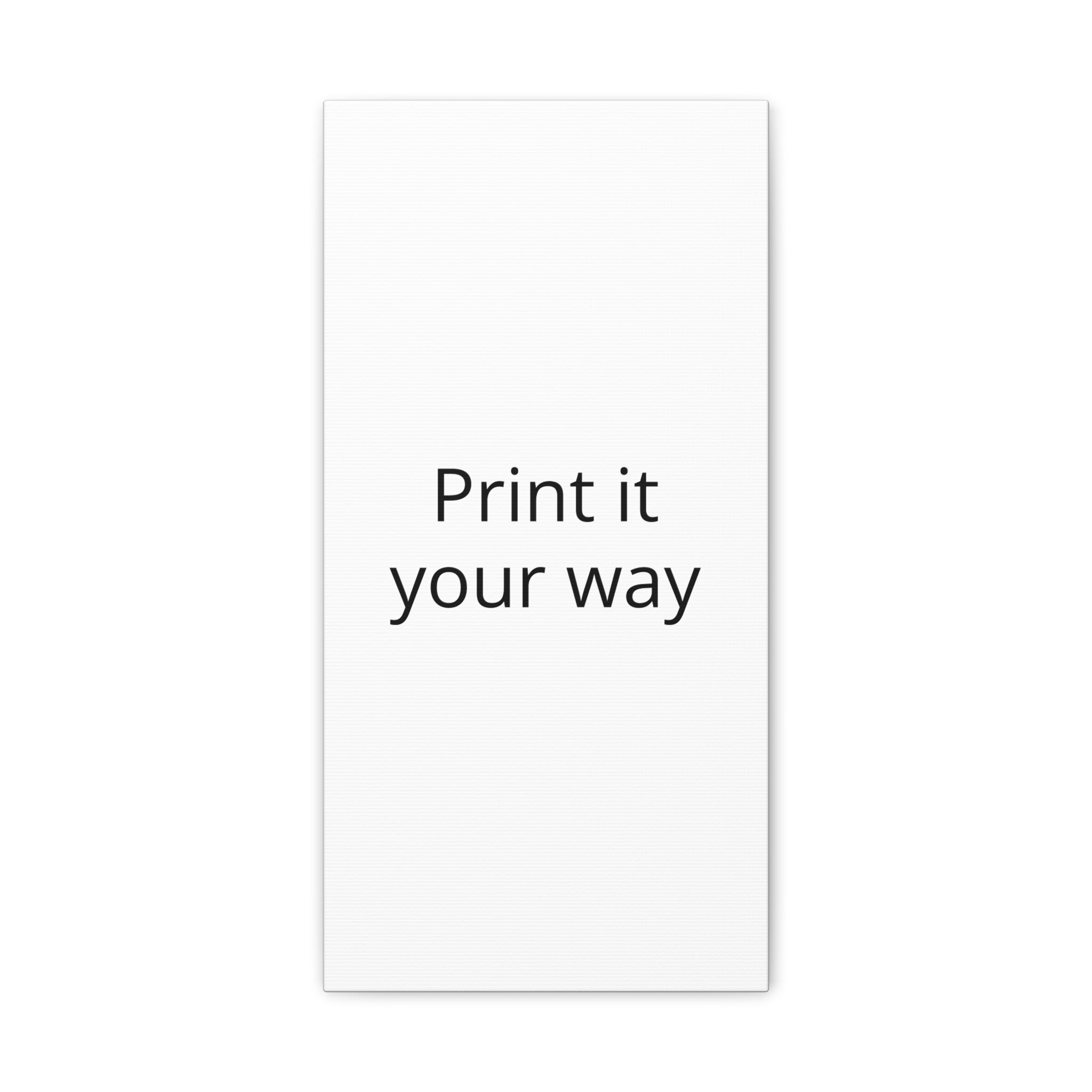 Matte Canvas, Stretched, 1.25"
