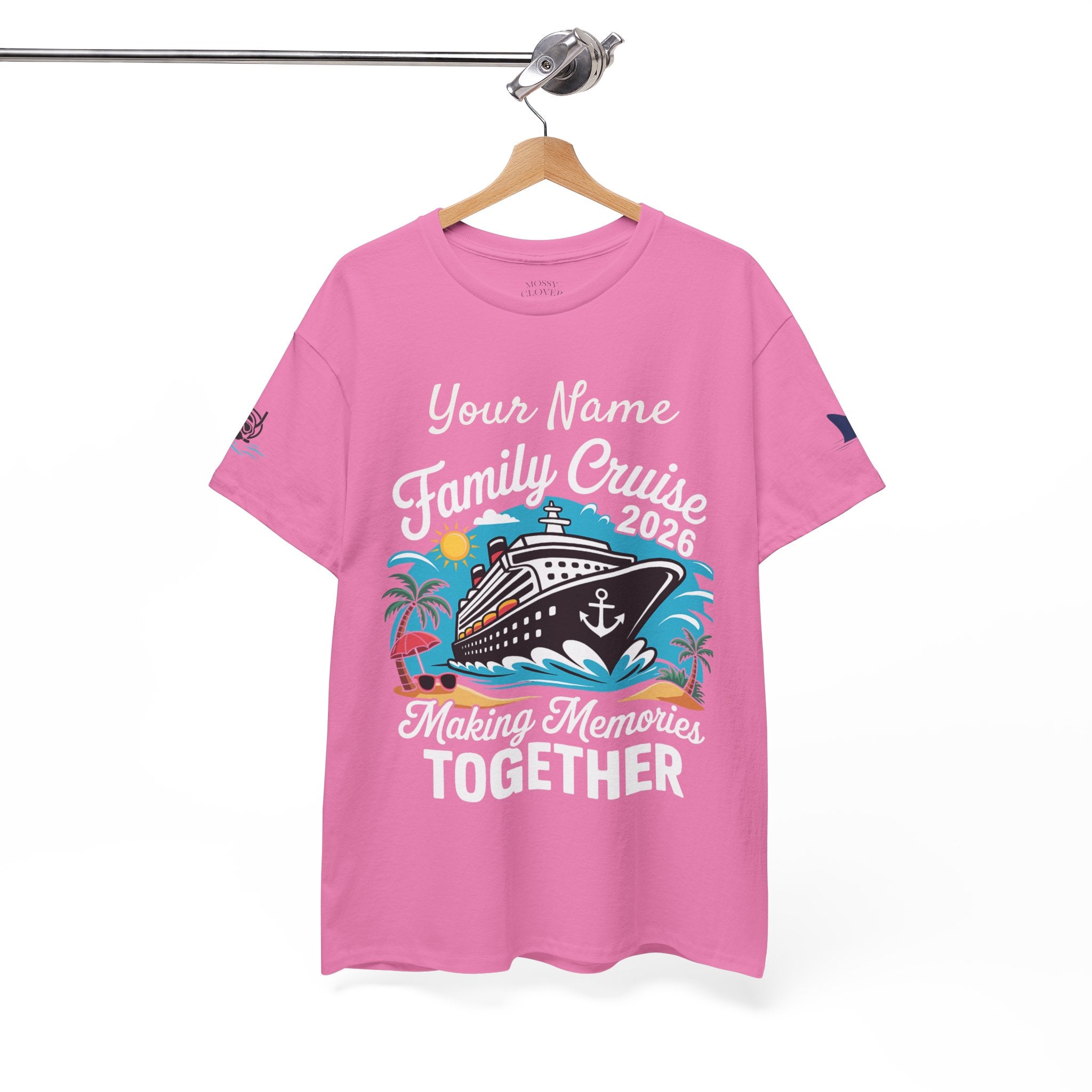 Family Cruise T‑Shirt — Customizable 'Making Memories Together' Cruise Vacation Tee
