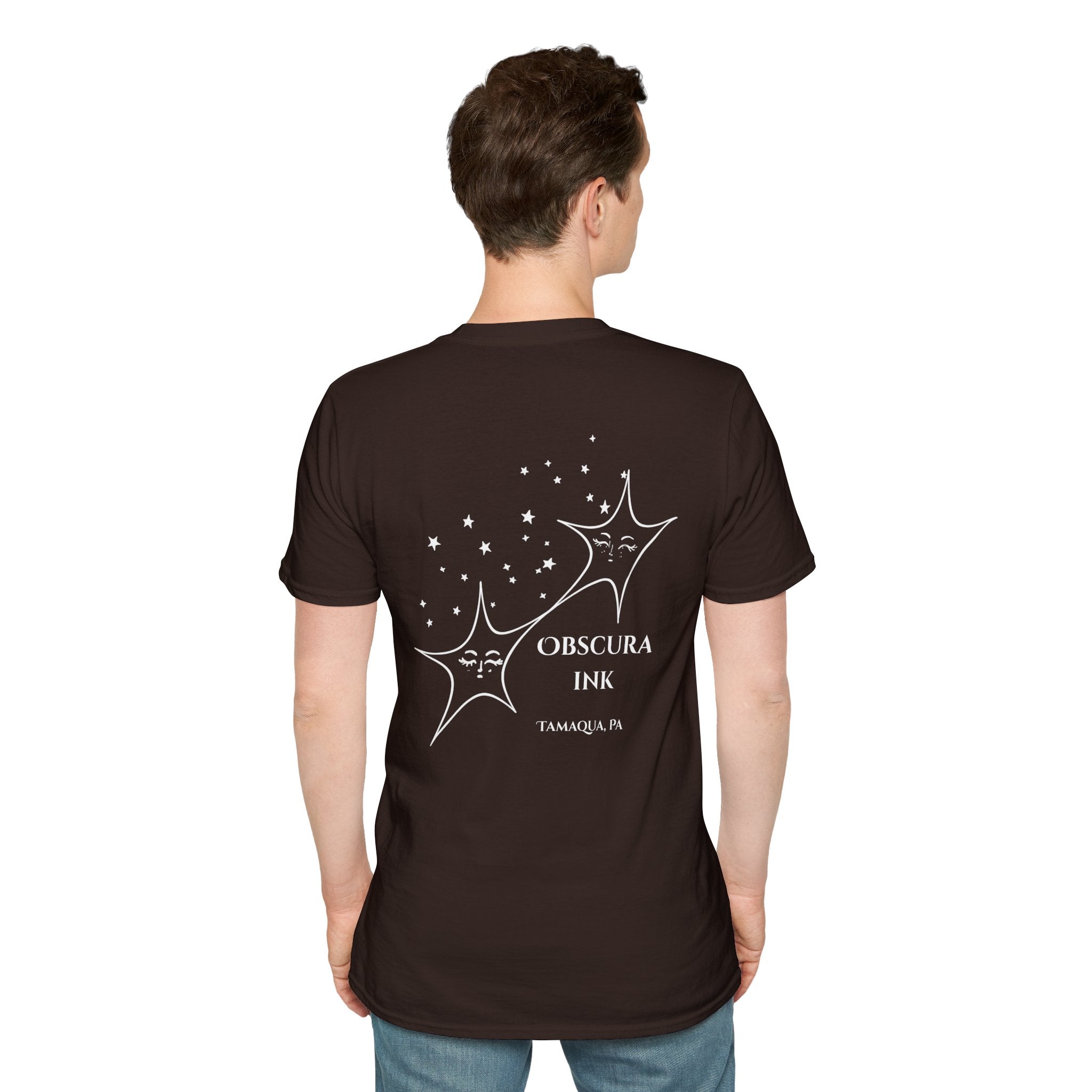 Stars logo ~ Back ~ Obscura Ink Signature Tee