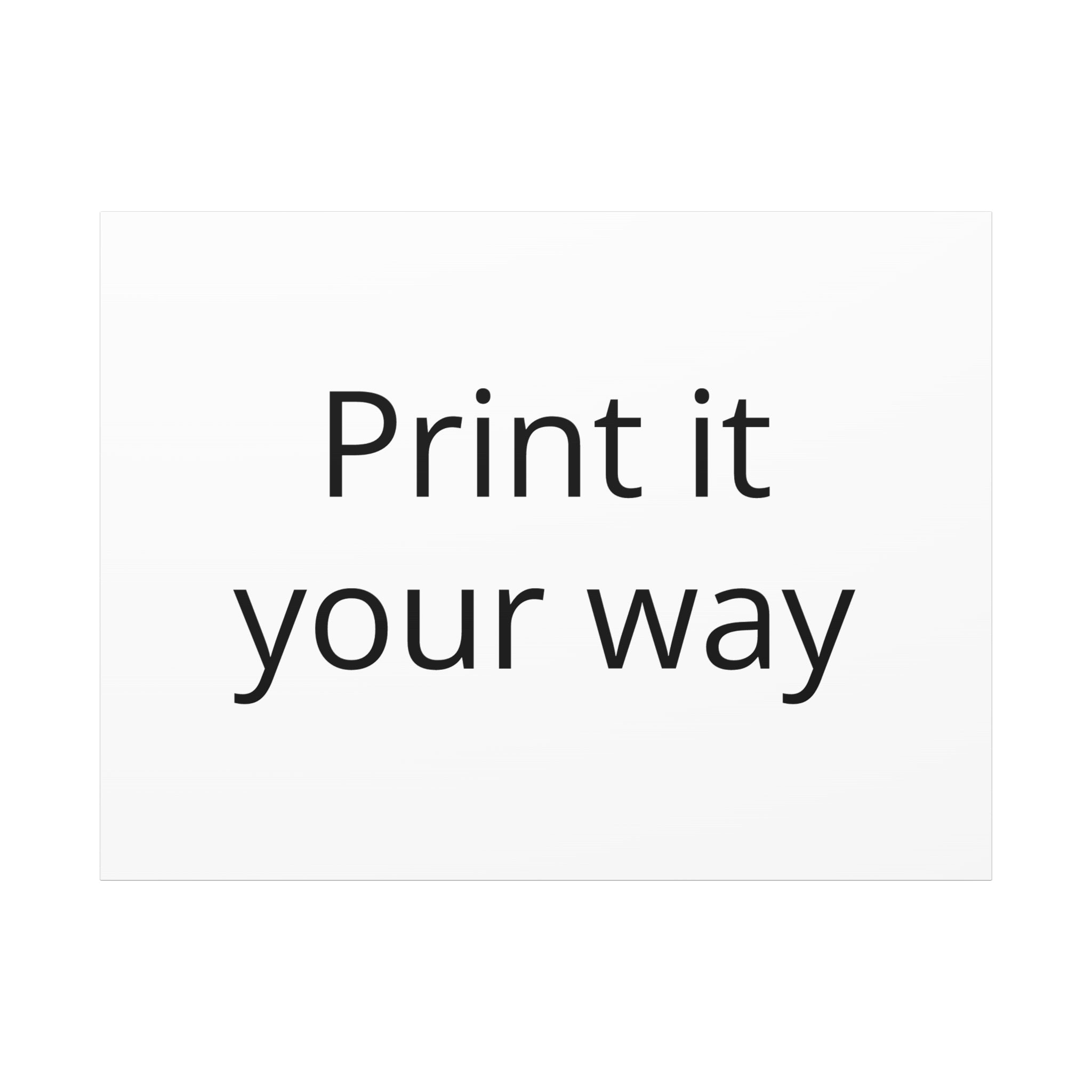 Matte Canvas, Stretched, 1.25"
