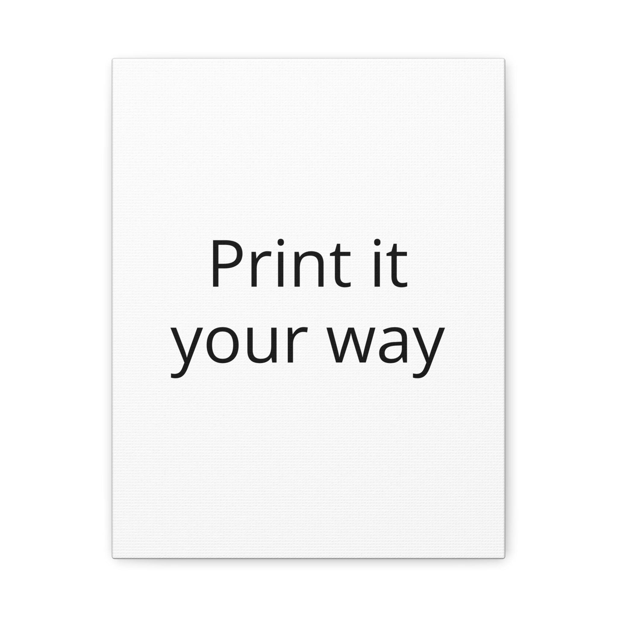 Matte Canvas, Stretched, 1.25"