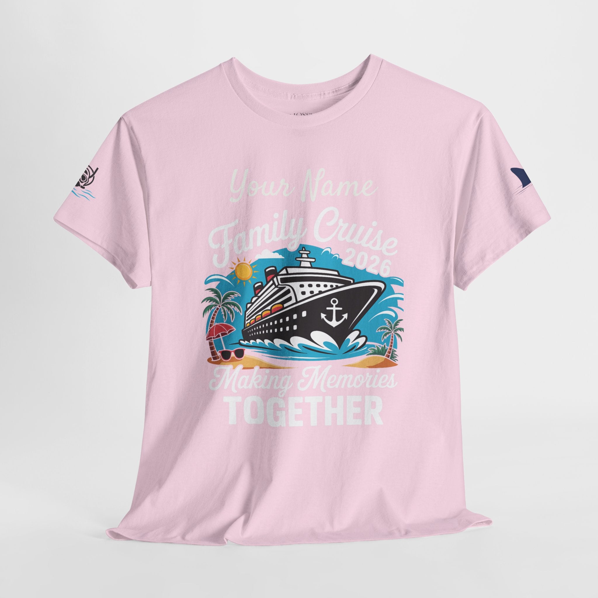 Family Cruise T‑Shirt — Customizable 'Making Memories Together' Cruise Vacation Tee
