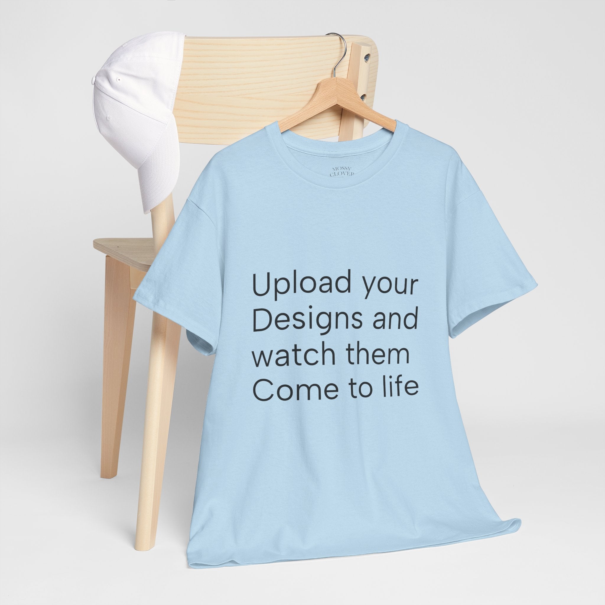 Customizable T‑Shirt – "Upload Your Designs and Watch Them Come to Life"