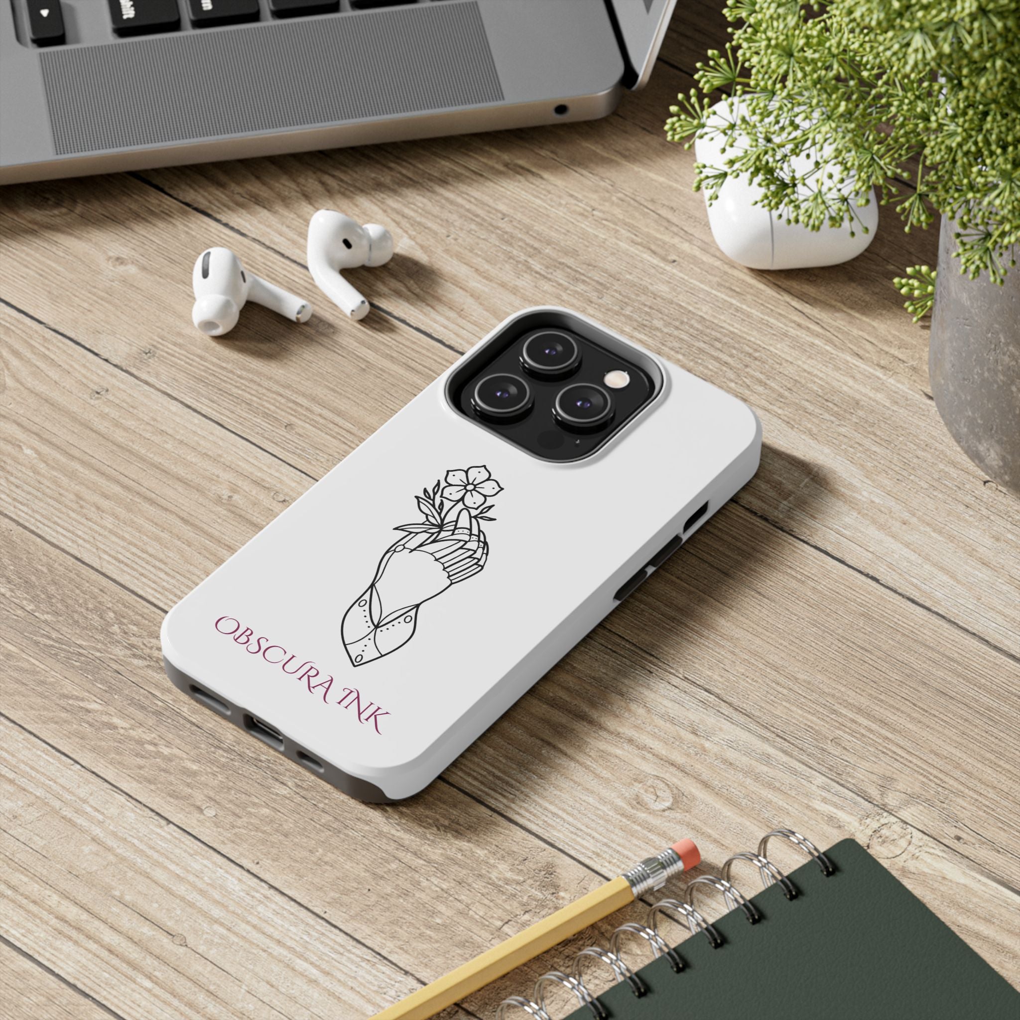 Tough Phone Case — Obscura Ink Shield Design