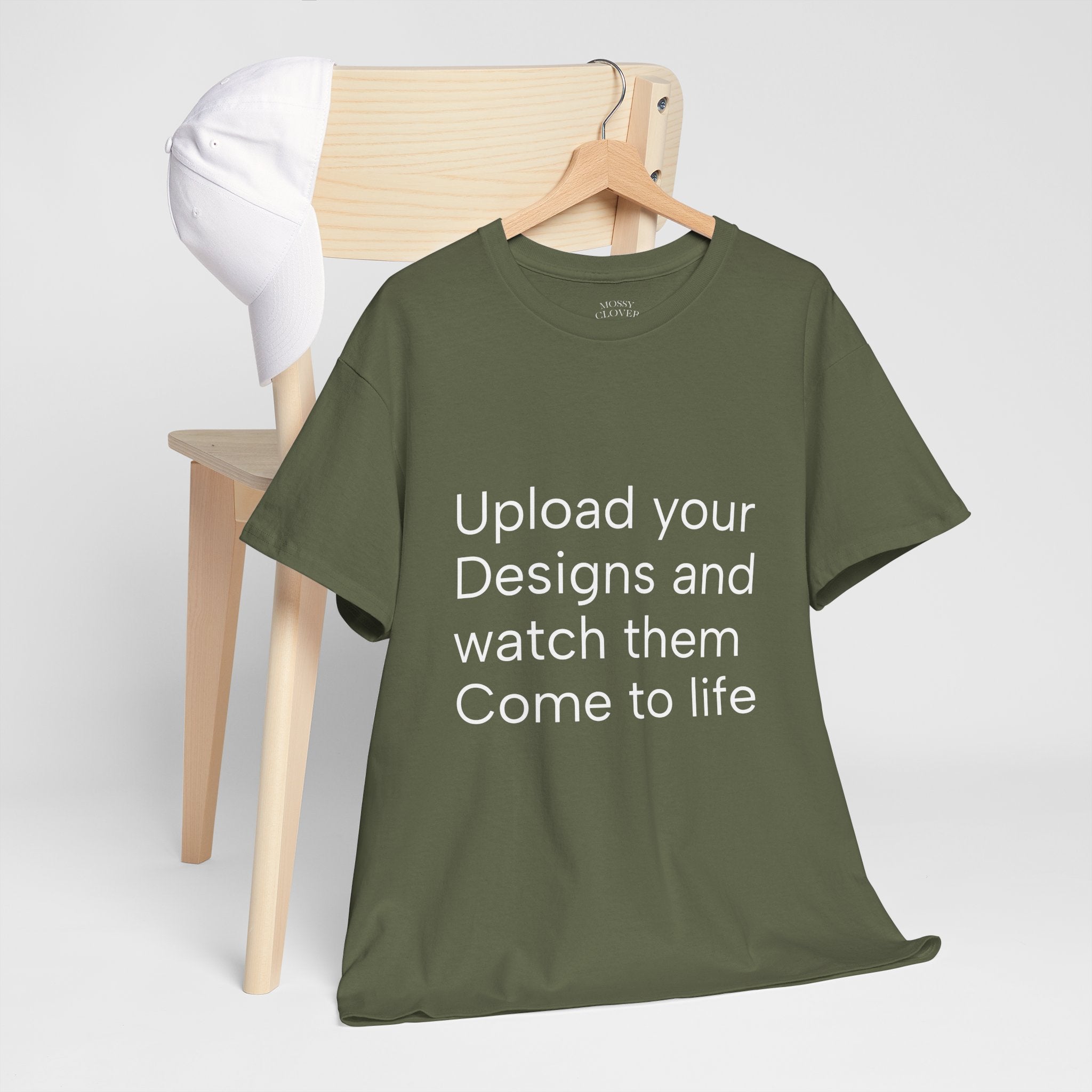 Customizable T‑Shirt – "Upload Your Designs and Watch Them Come to Life"