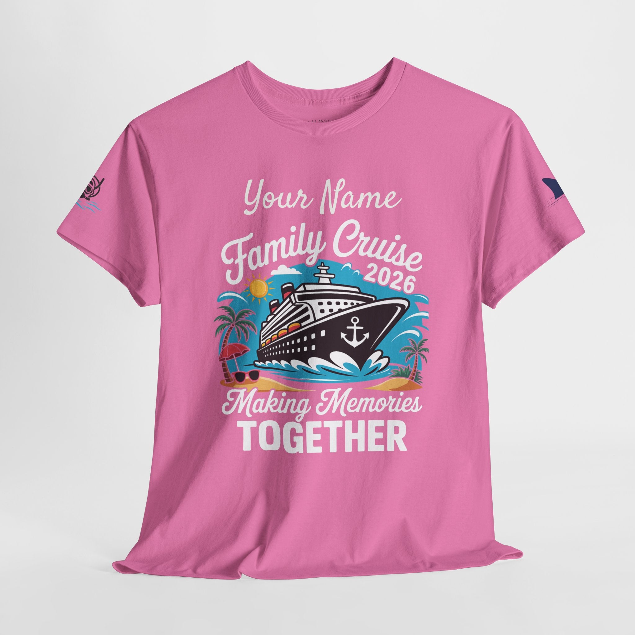 Family Cruise T‑Shirt — Customizable 'Making Memories Together' Cruise Vacation Tee