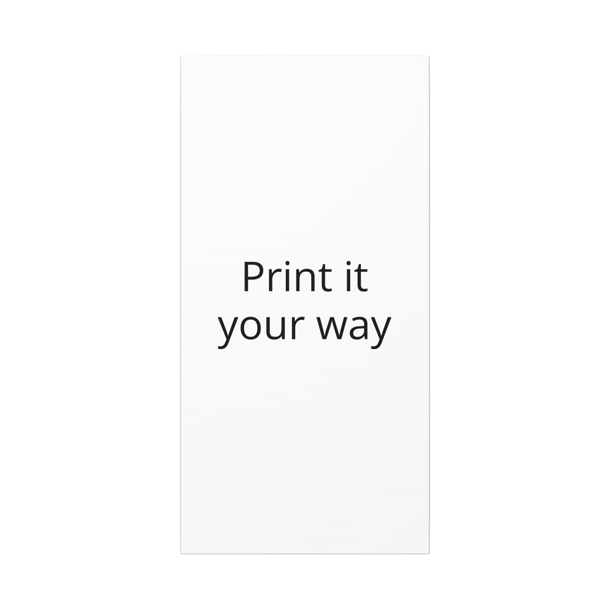 Matte Canvas, Stretched, 1.25"