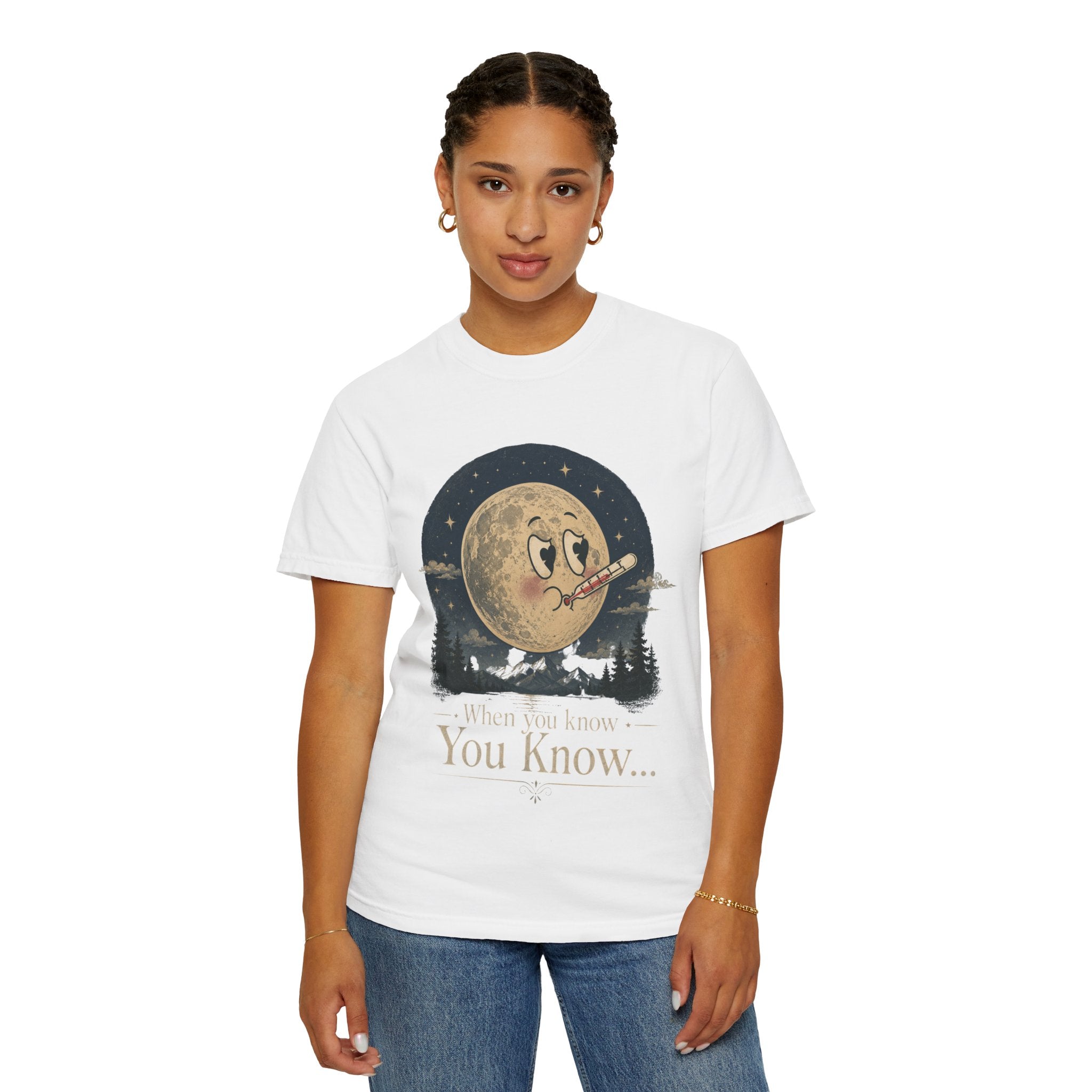 Moonlit Retro Tee — 'When You Know... You Know' Graphic T-Shirt