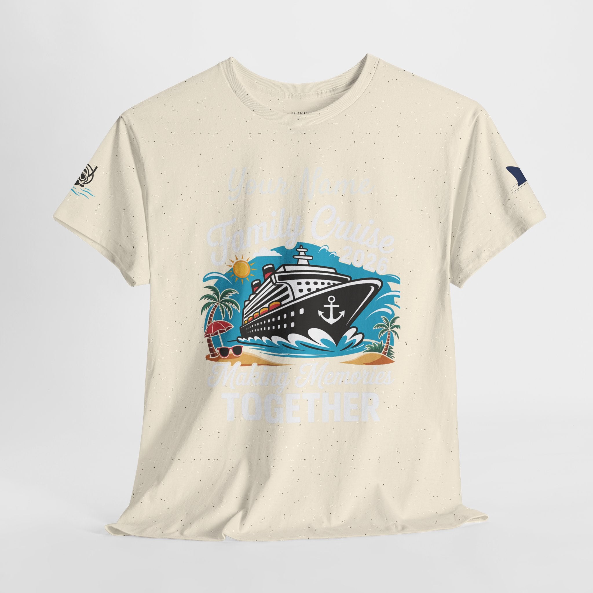 Family Cruise T‑Shirt — Customizable 'Making Memories Together' Cruise Vacation Tee