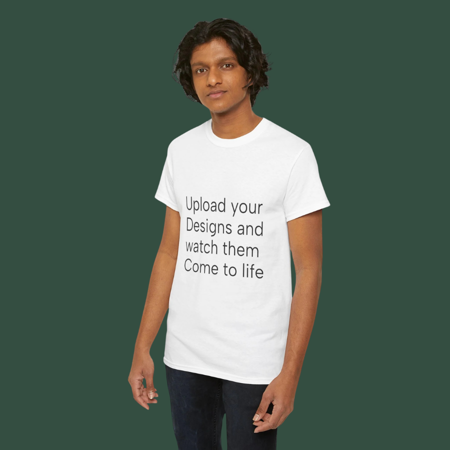 Customizable T‑Shirt – "Upload Your Designs and Watch Them Come to Life"