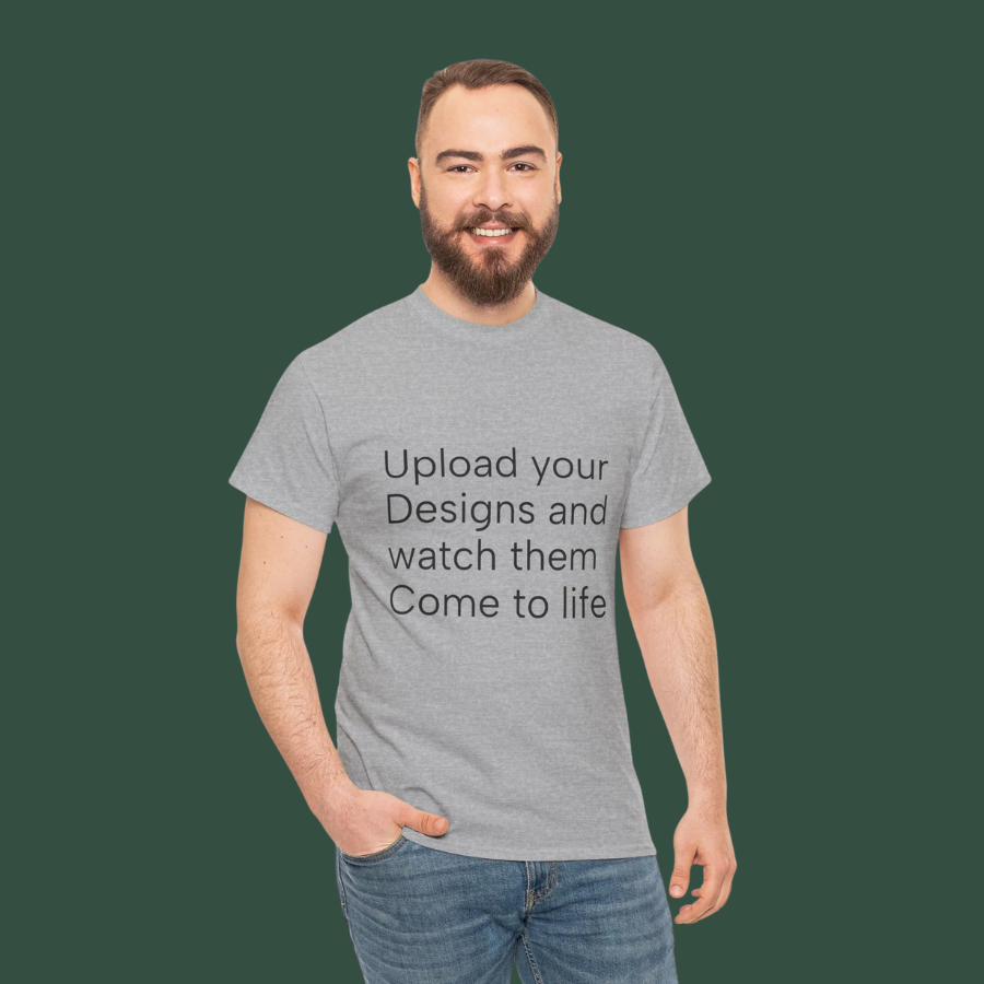 Customizable T‑Shirt – "Upload Your Designs and Watch Them Come to Life"