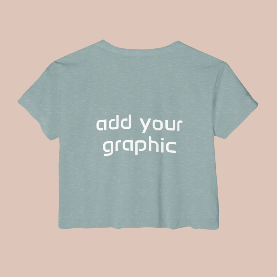 Women's Festival Crop Top — Customizable Graphic Crop Tee