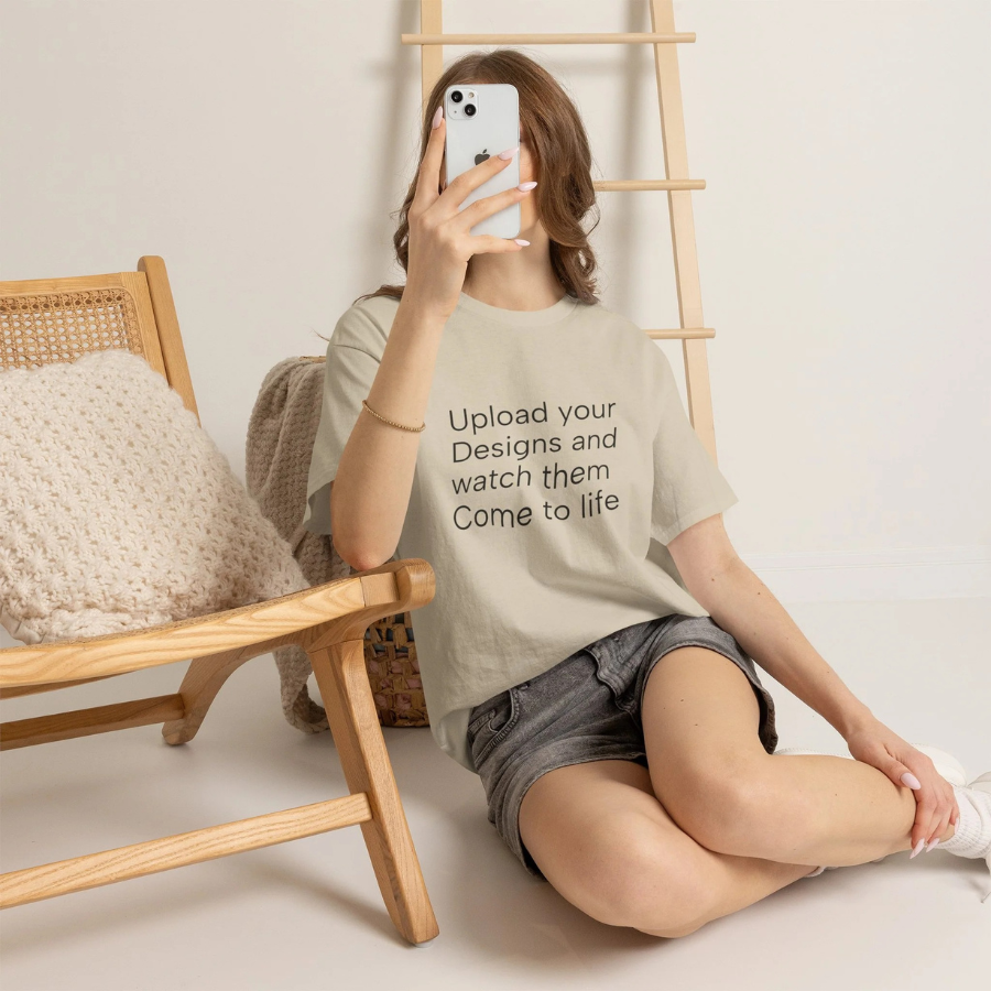Customizable T‑Shirt – "Upload Your Designs and Watch Them Come to Life"