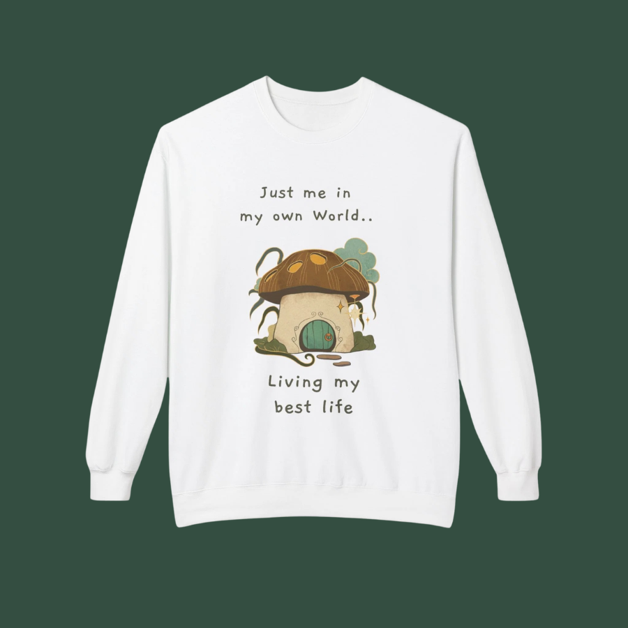 Cozy Mushroom House Sweatshirt — Crewneck