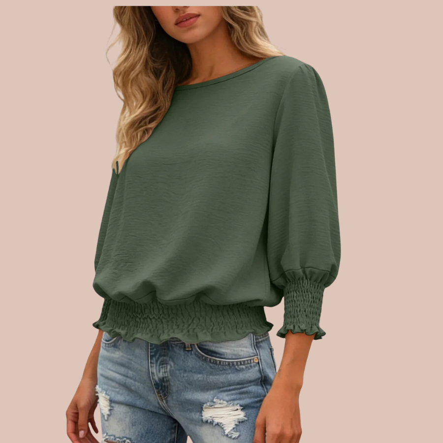 The Willow Gathered Blouse for Women