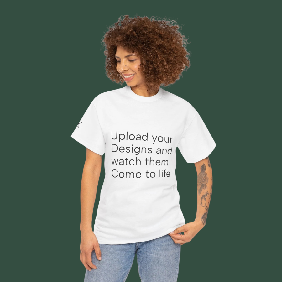 Customizable T‑Shirt – "Upload Your Designs and Watch Them Come to Life"
