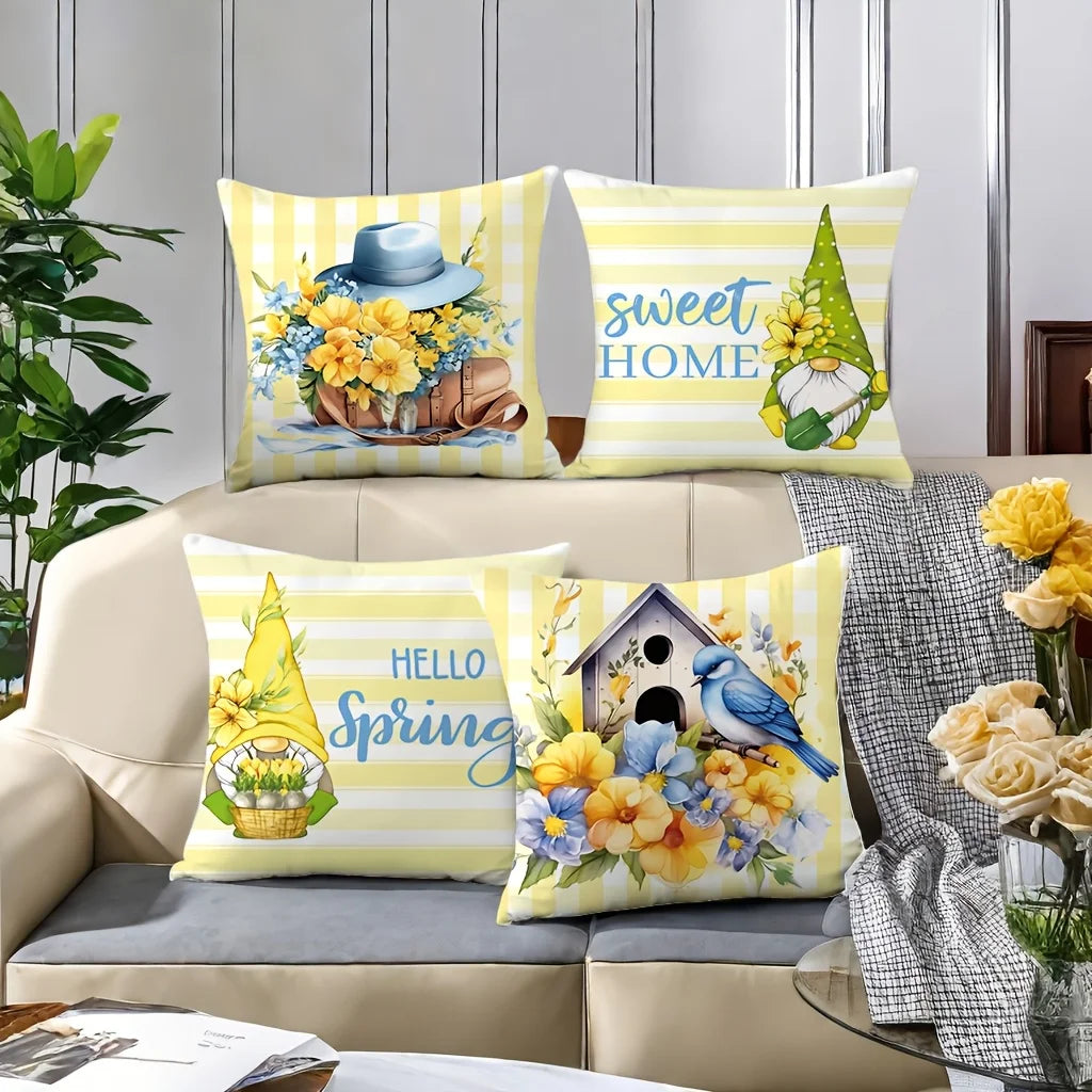 Hello Spring Pillow cover
