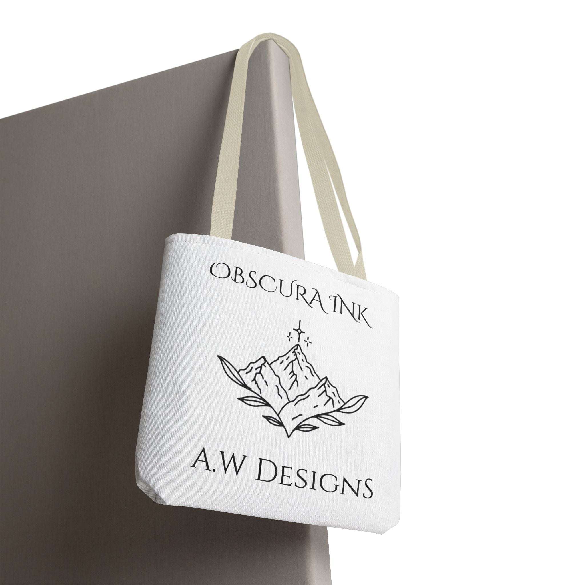 Obscura Ink Compass Tote Bag — Gothic Star Logo Canvas Tote