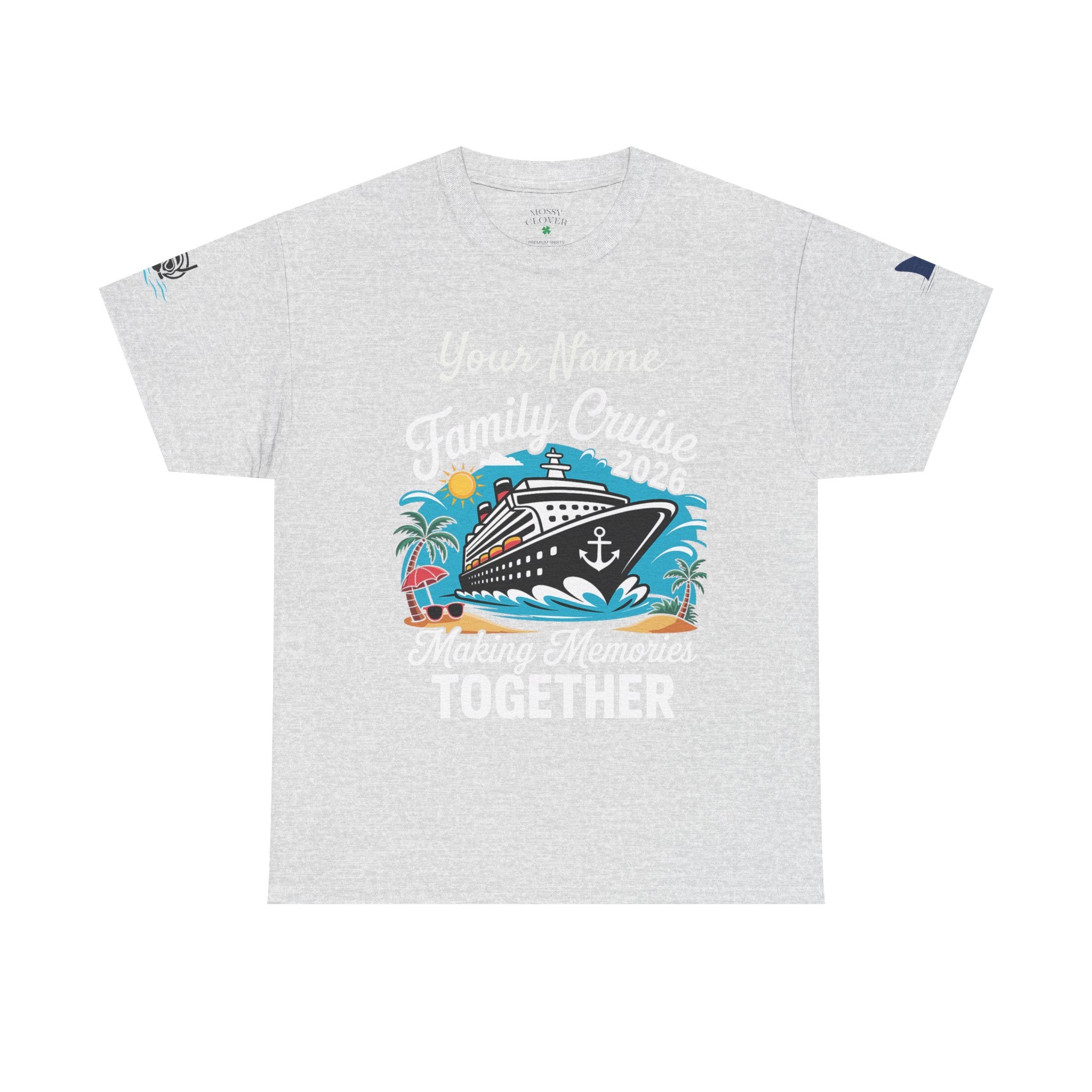 Family Cruise T‑Shirt — Customizable 'Making Memories Together' Cruise Vacation Tee