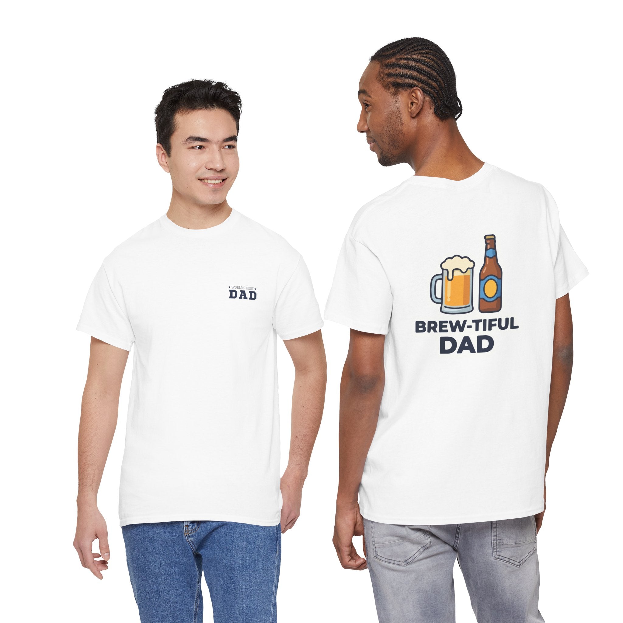 Brew-tiful Dad T-Shirt — Funny Father's Day Beer Tee