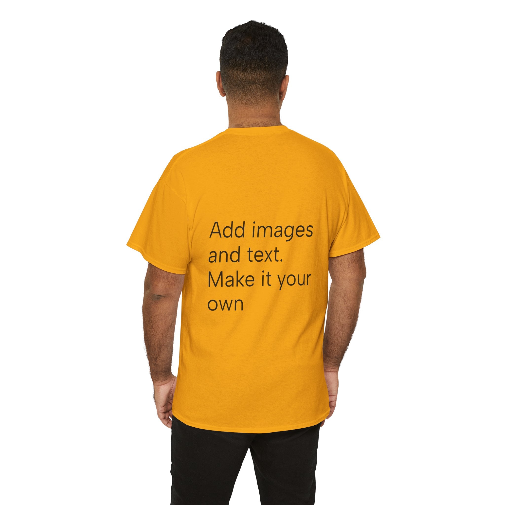 Customizable T‑Shirt – "Upload Your Designs and Watch Them Come to Life"