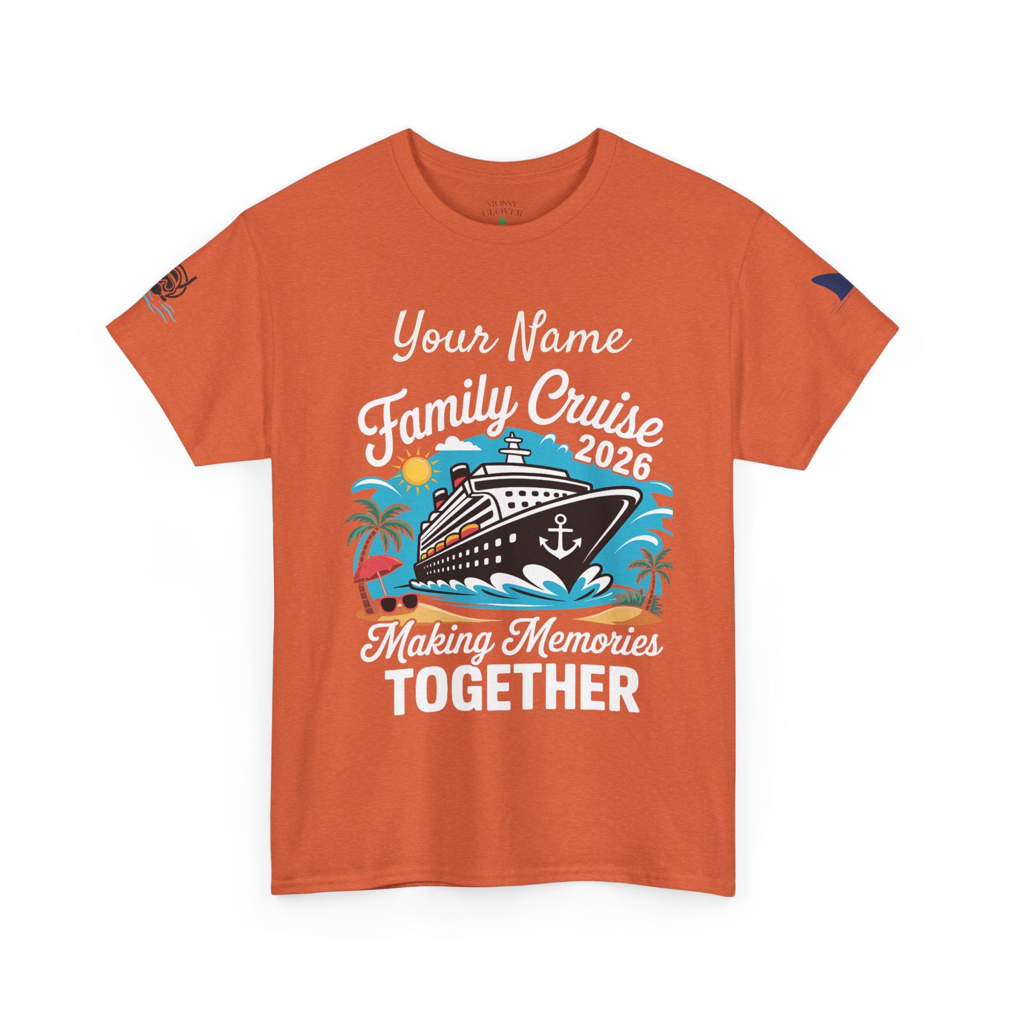 Family Cruise T‑Shirt — Customizable 'Making Memories Together' Cruise Vacation Tee