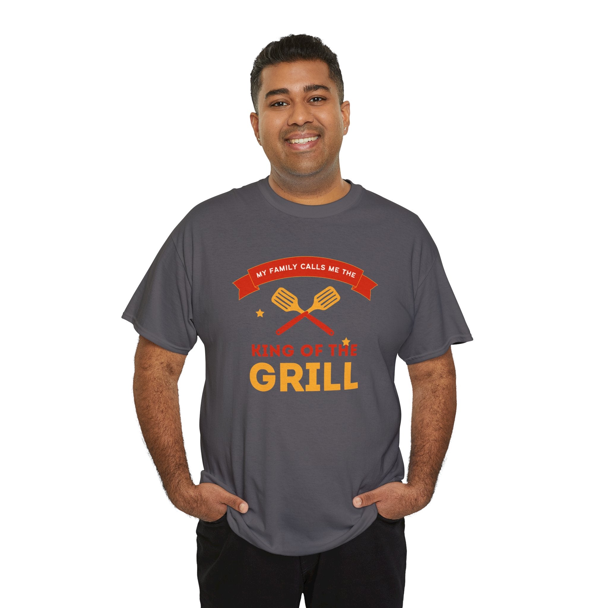 King of the Grill T-Shirt — My Family Calls Me The King of the Grill BBQ Tee