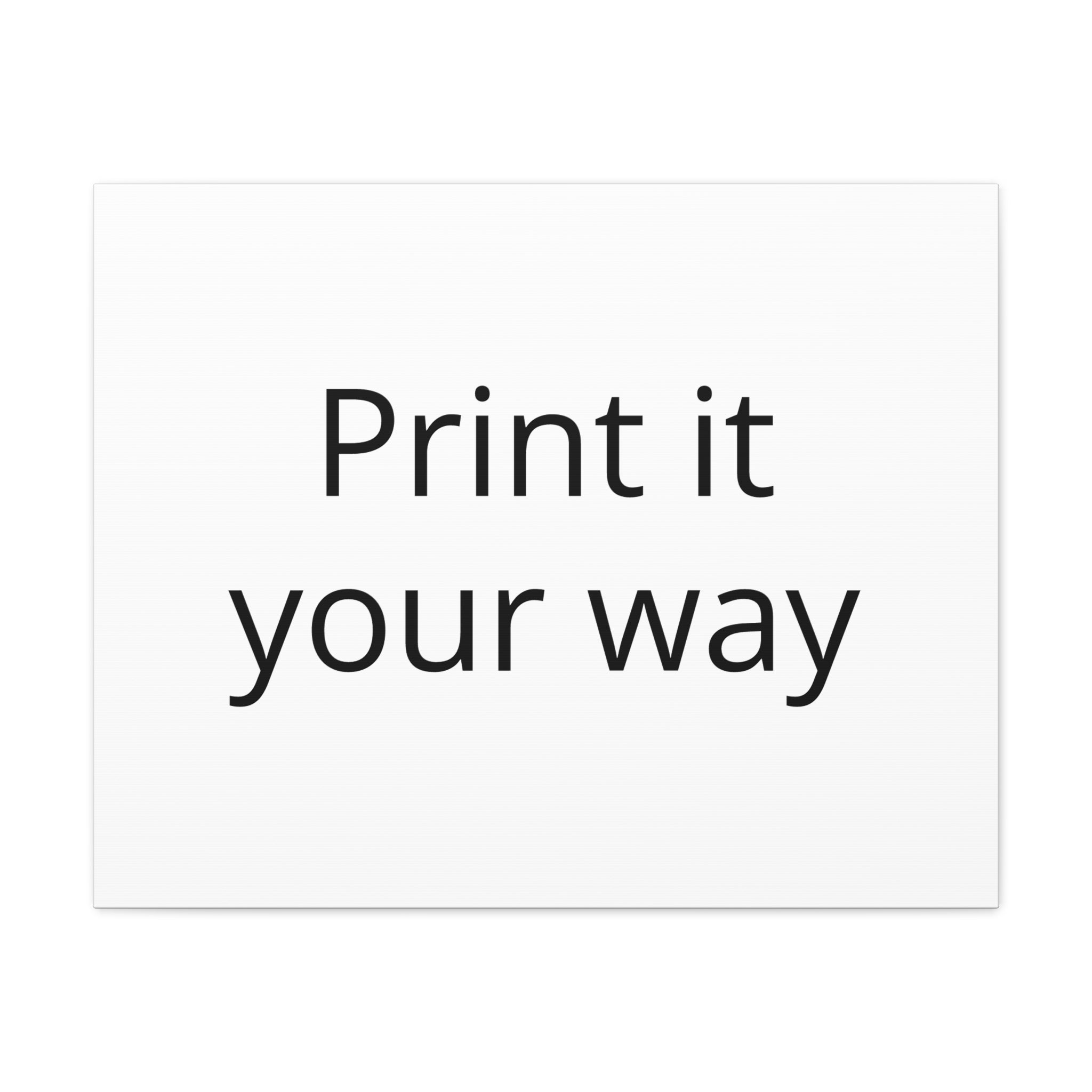Matte Canvas, Stretched, 1.25"