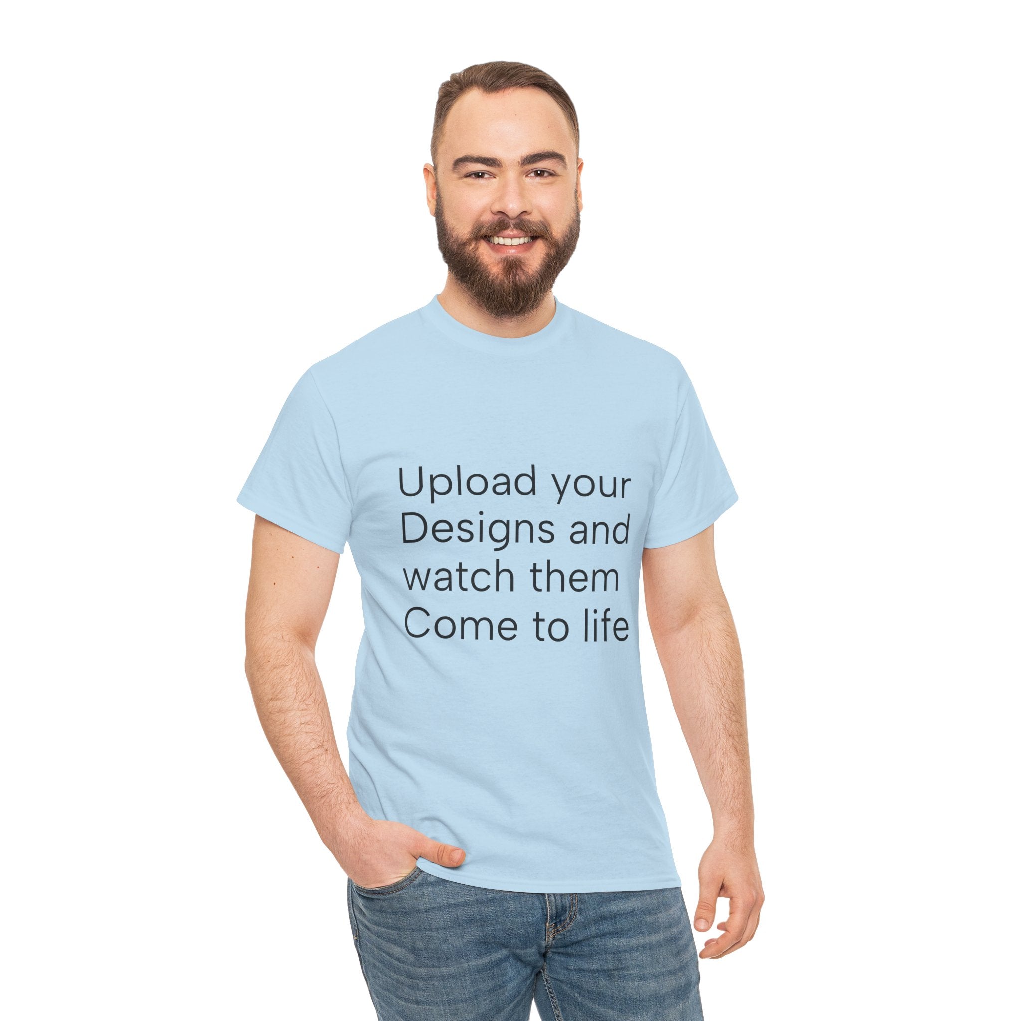 Customizable T‑Shirt – "Upload Your Designs and Watch Them Come to Life"