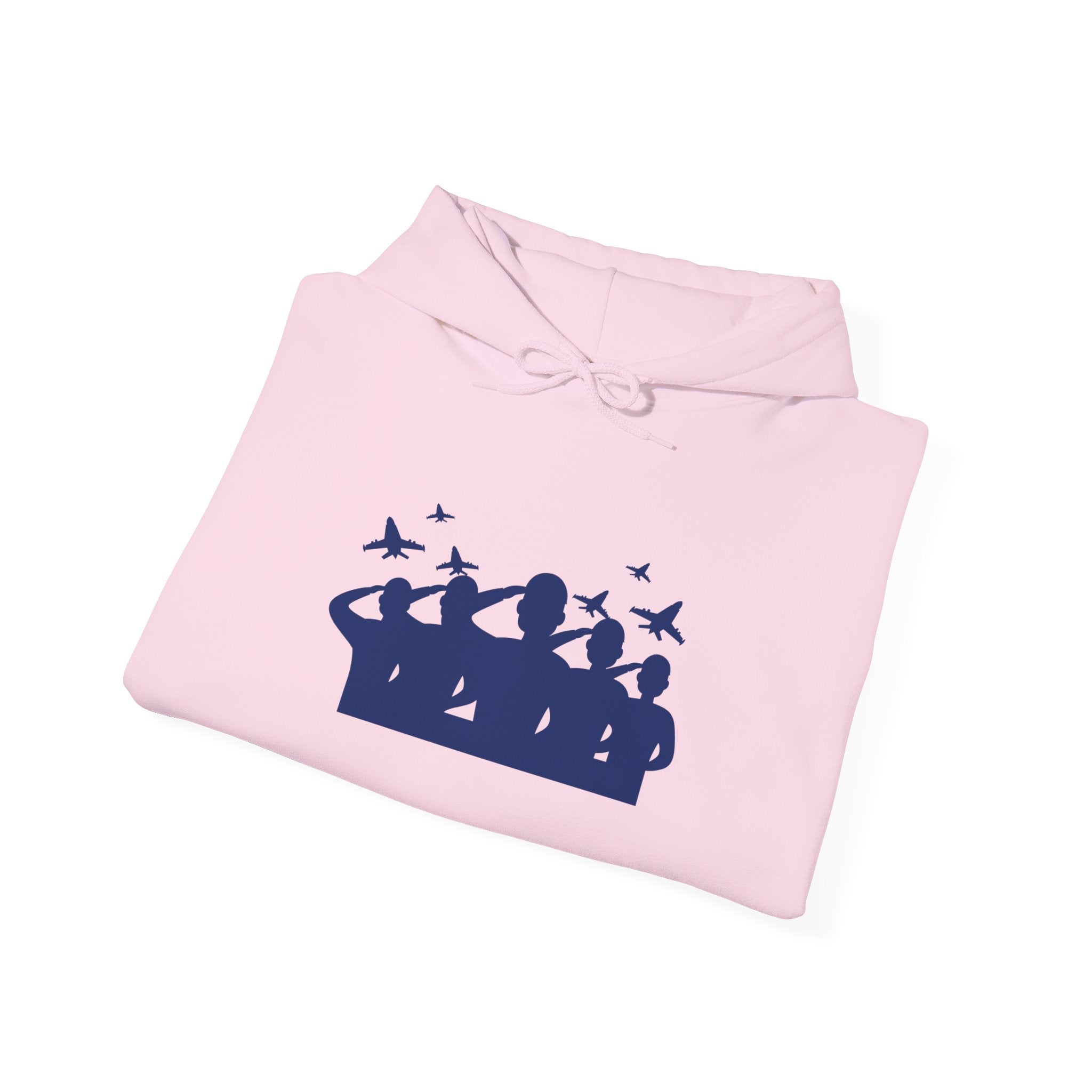 Patriotic Salute Hoodie – Military Family Stars Pullover