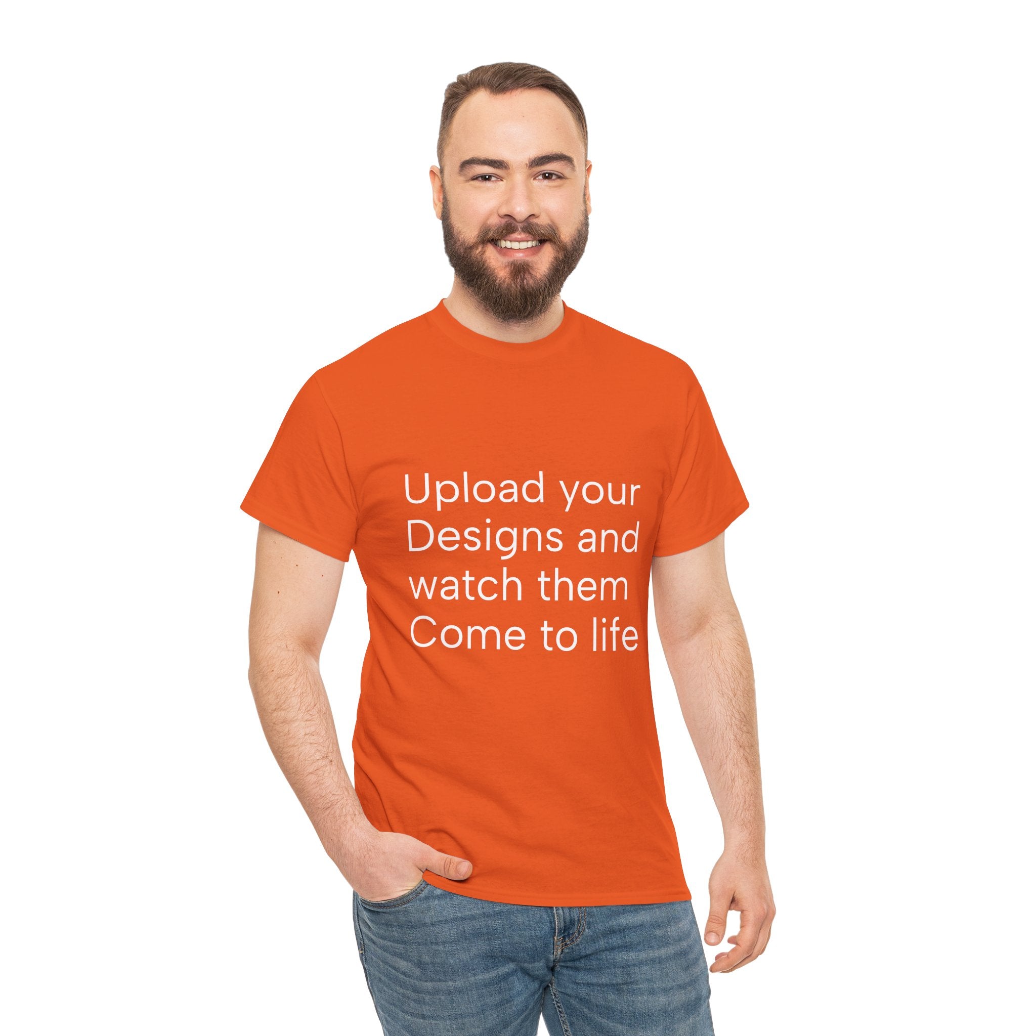Customizable T‑Shirt – "Upload Your Designs and Watch Them Come to Life"