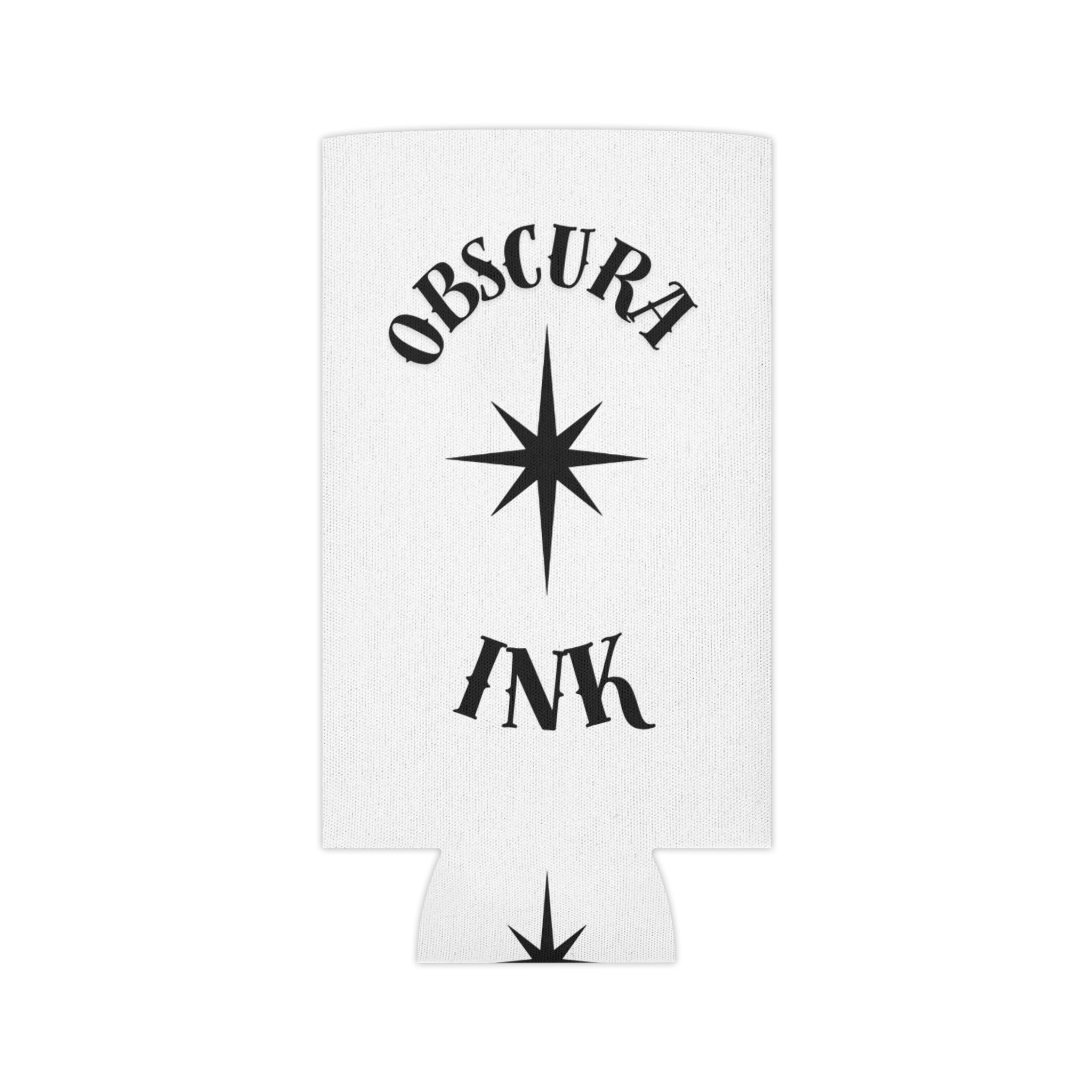 Can Cooler — Obscura Ink Star Logo Beverage Koozie