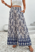 Giovanna Boho Wide-Leg Trousers — High-Waist Flow Pant