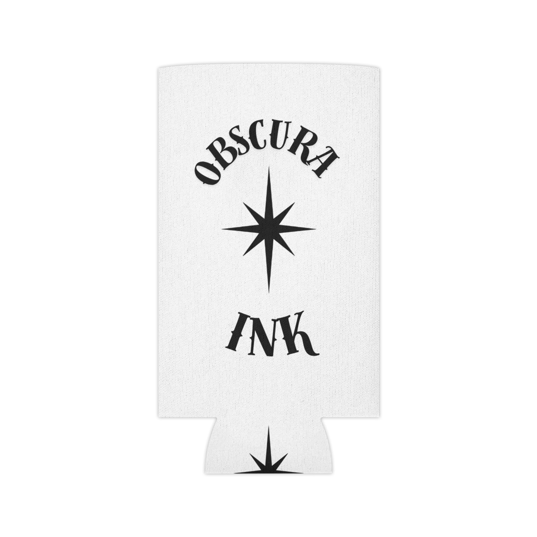 Can Cooler — Obscura Ink Star Logo Beverage Koozie