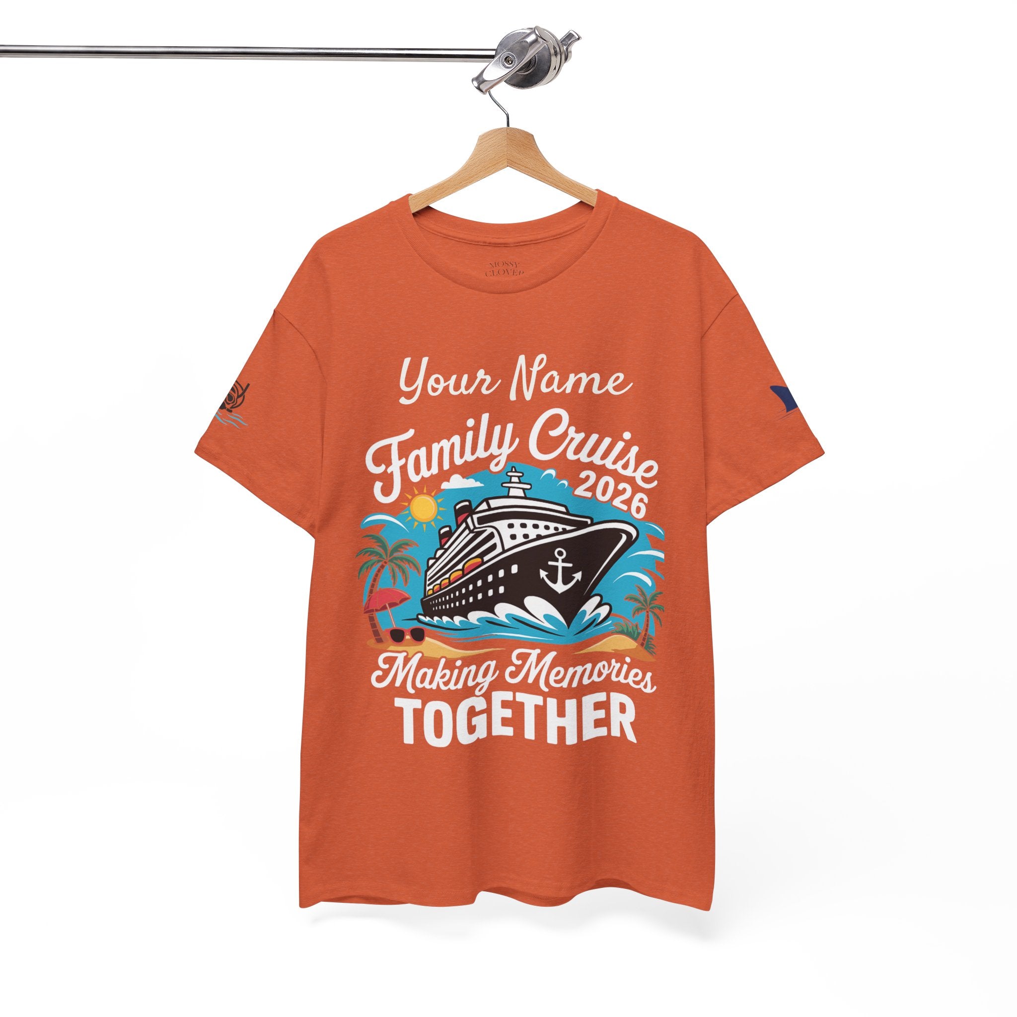 Family Cruise T‑Shirt — Customizable 'Making Memories Together' Cruise Vacation Tee