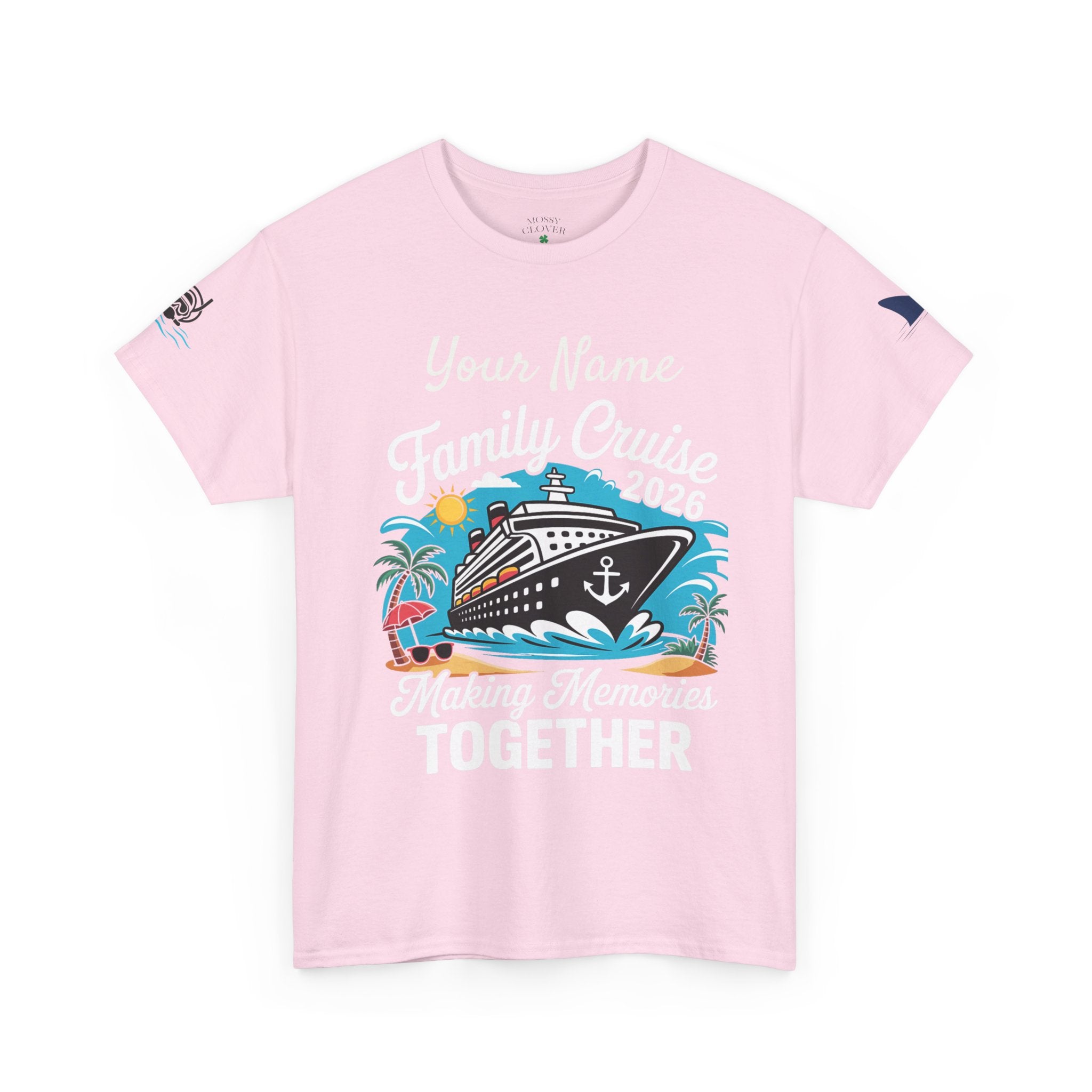 Family Cruise T‑Shirt — Customizable 'Making Memories Together' Cruise Vacation Tee