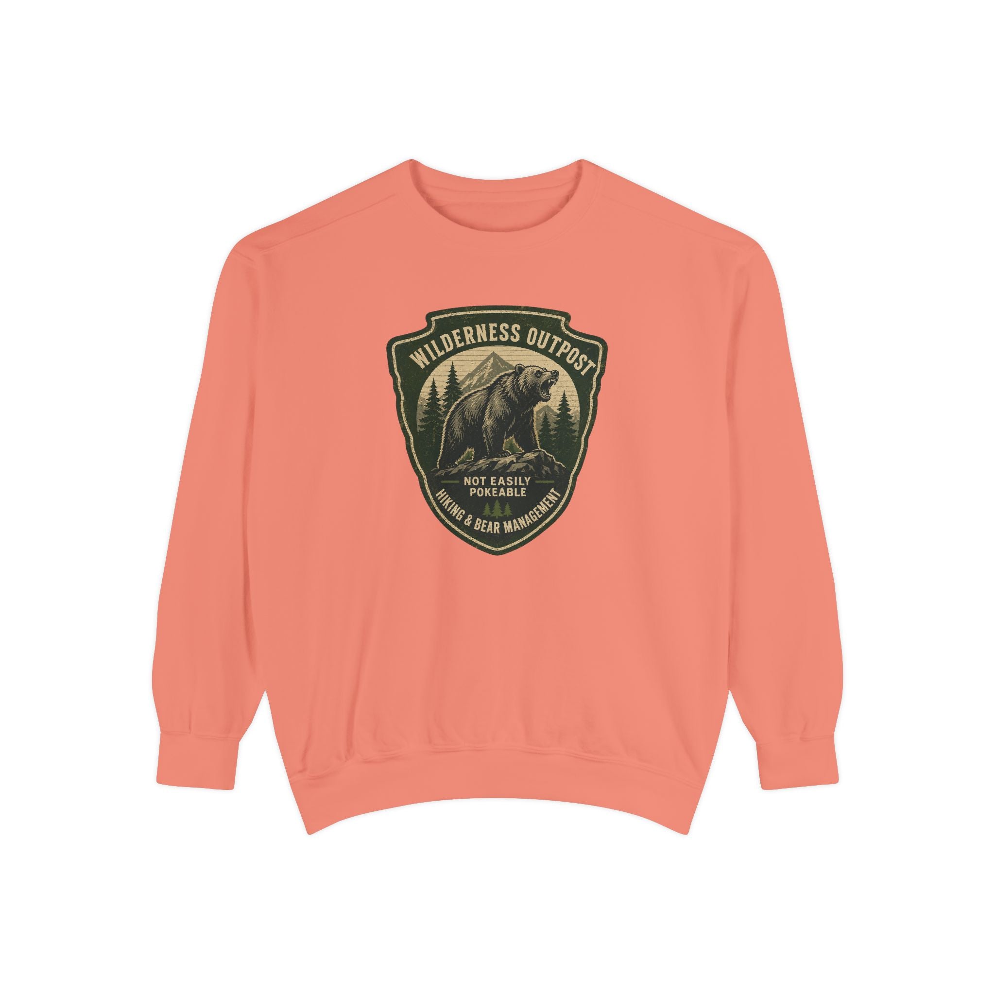 Wilderness Outfitters Bear Patch Sweatshirt — Outdoor Camping Crewneck