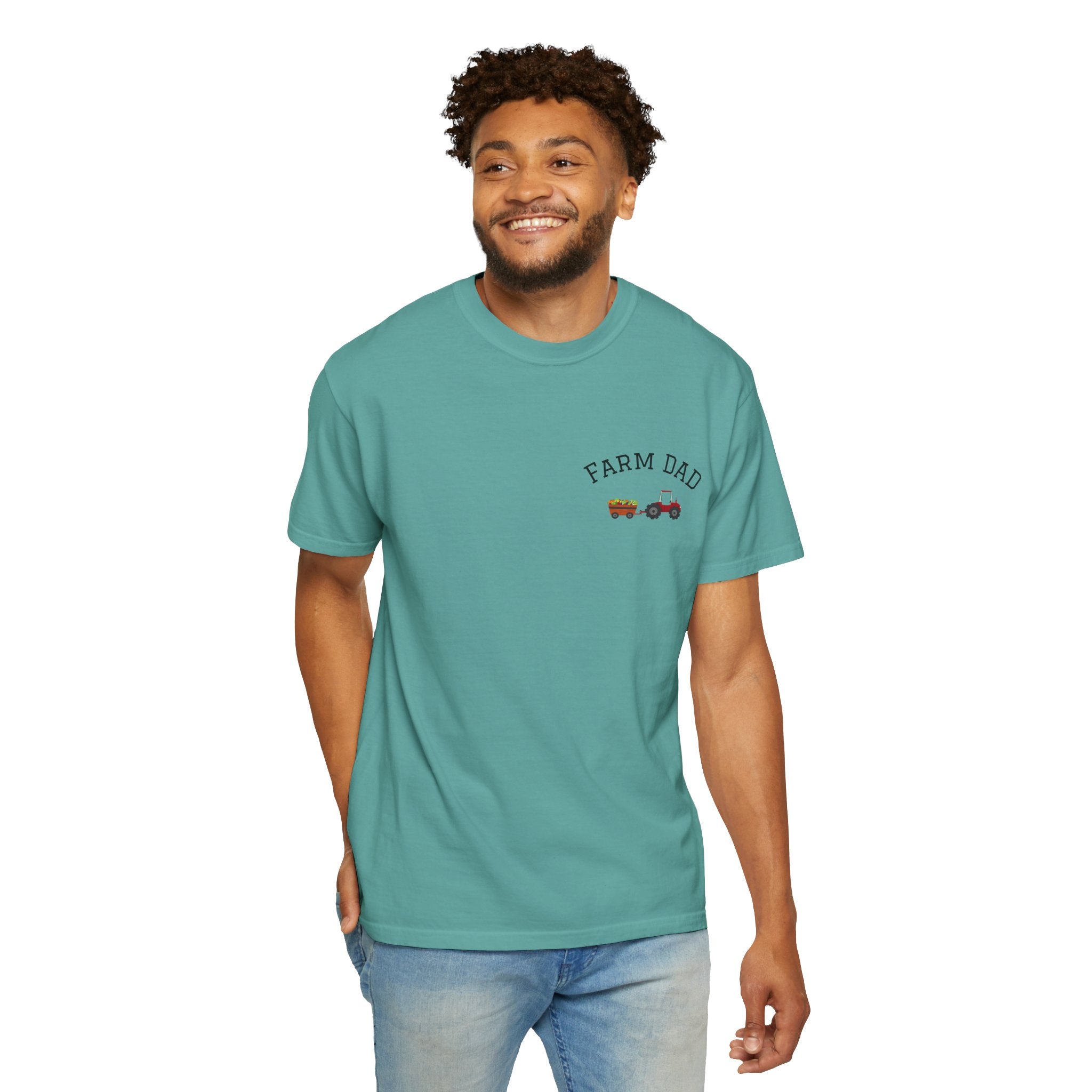 Farmer Dad T-Shirt — Rustic Farm Animals Graphic Tee
