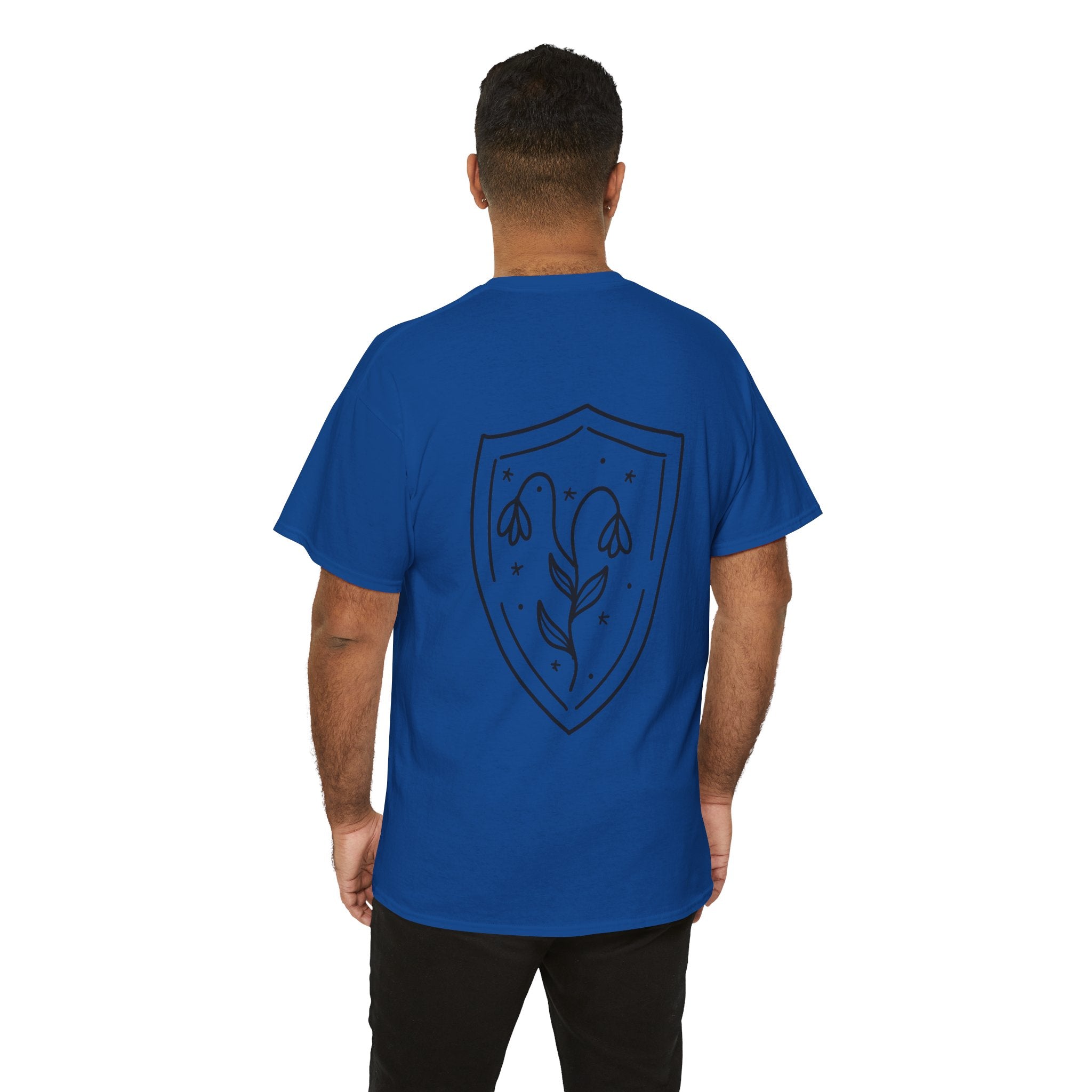 Shield Floral Tee — Obscura Ink Graphic T‑Shirt