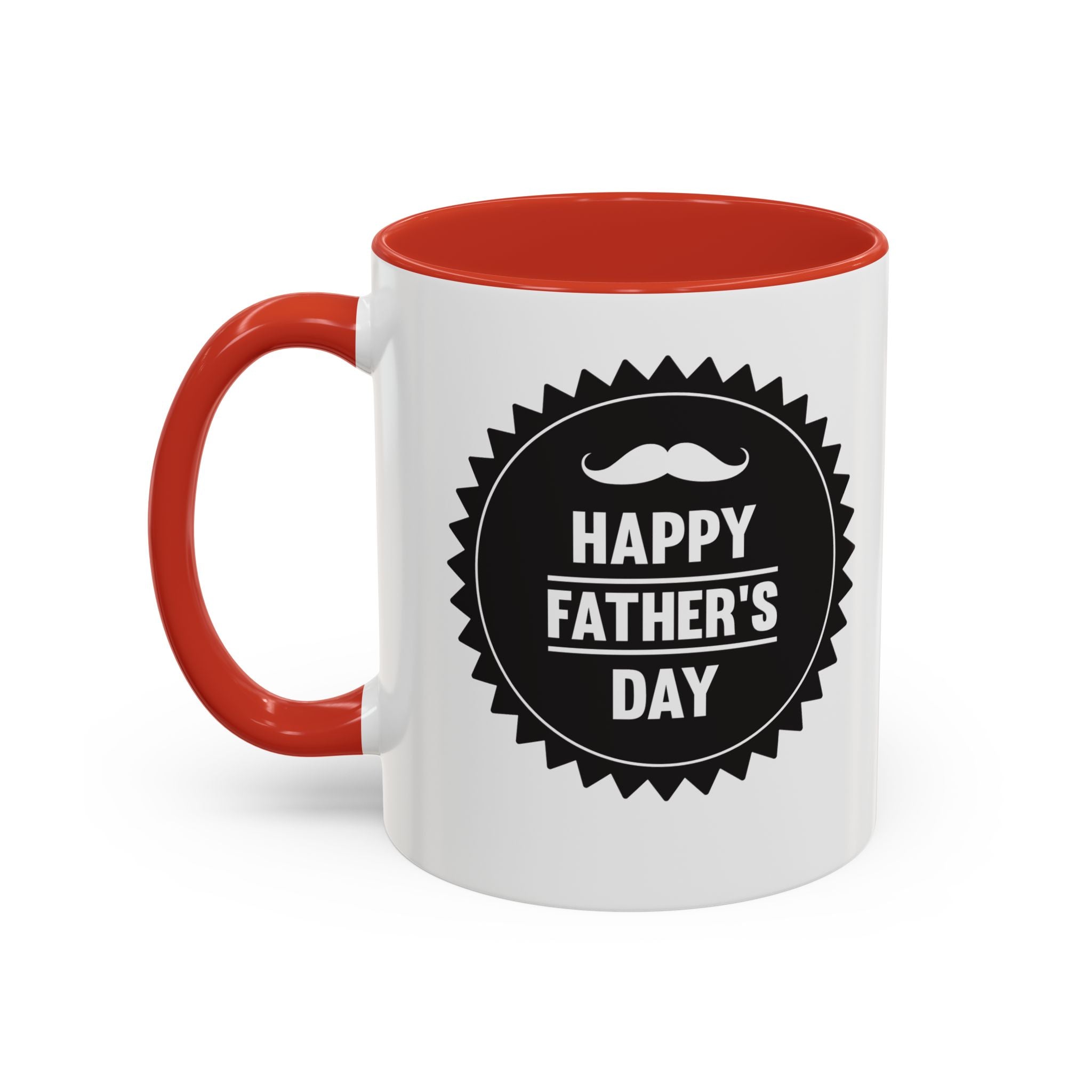 Fatherhood Coffee Mug – Vintage Hands Embrace 11/15oz Accent Mug (Best Dad Gift)