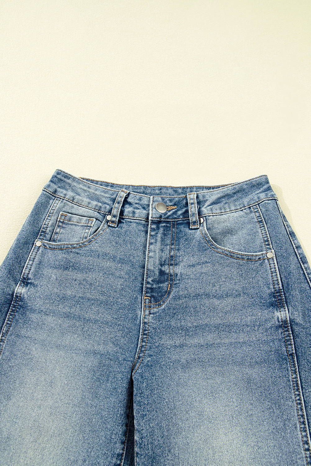 Ashford Seam Vintage Jeans — High-Rise Straight Leg Denim