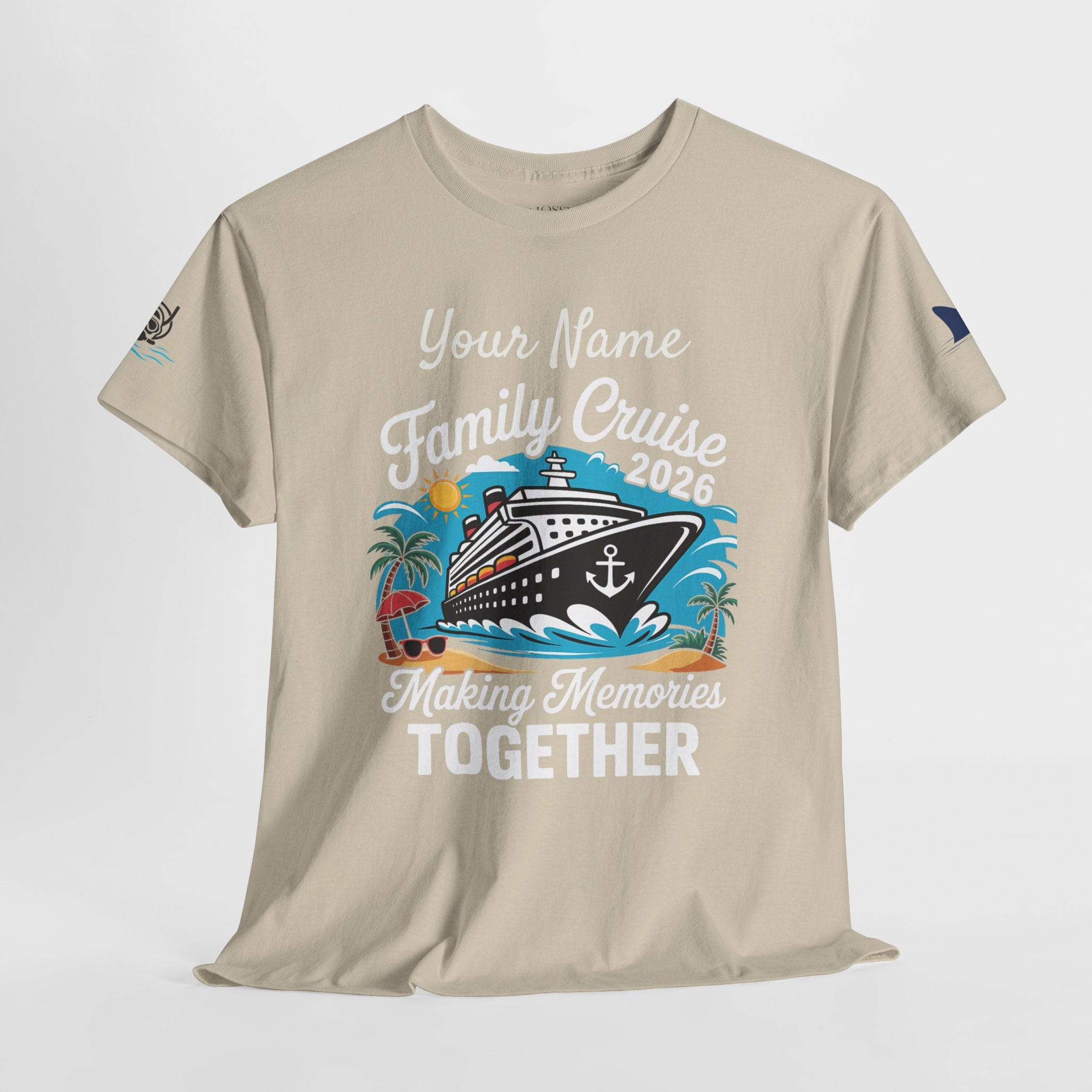 Family Cruise T‑Shirt — Customizable 'Making Memories Together' Cruise Vacation Tee
