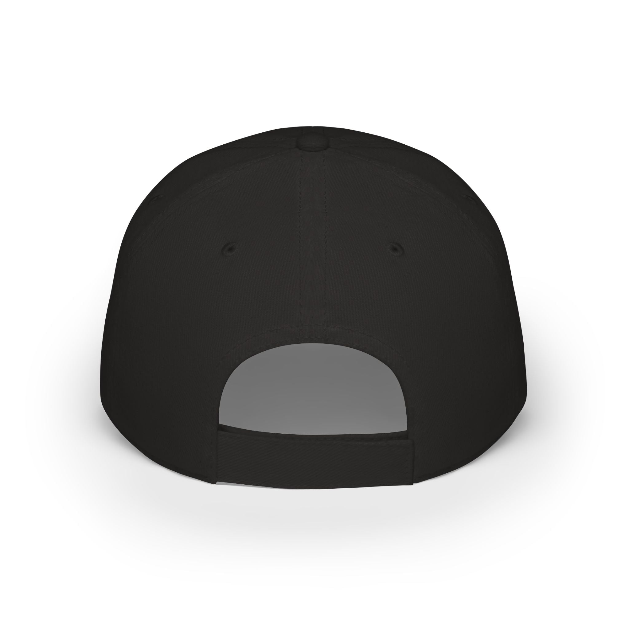 Fishing Dad Low Profile Baseball Cap — 'DAD' Silhouette Hat for Father's Day & Outdoors